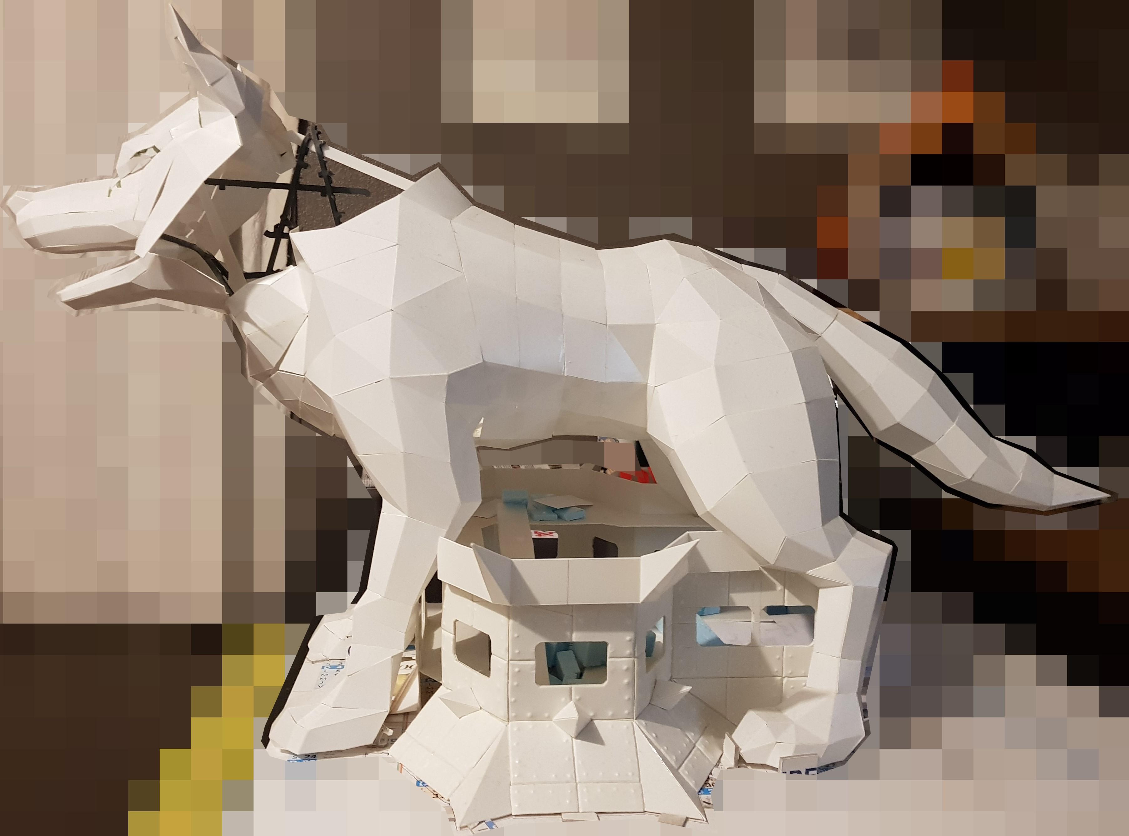Bastion, Buildings, Chaos, Sculptur, Space Marines, Wolf, Work In Progress
