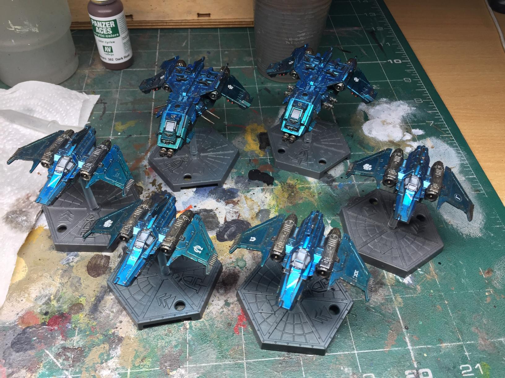 Aeronautica Imperialis, Alpha Legion, Epic, Fire Raptor, Fliers, Legions Imperialis, Xiphon