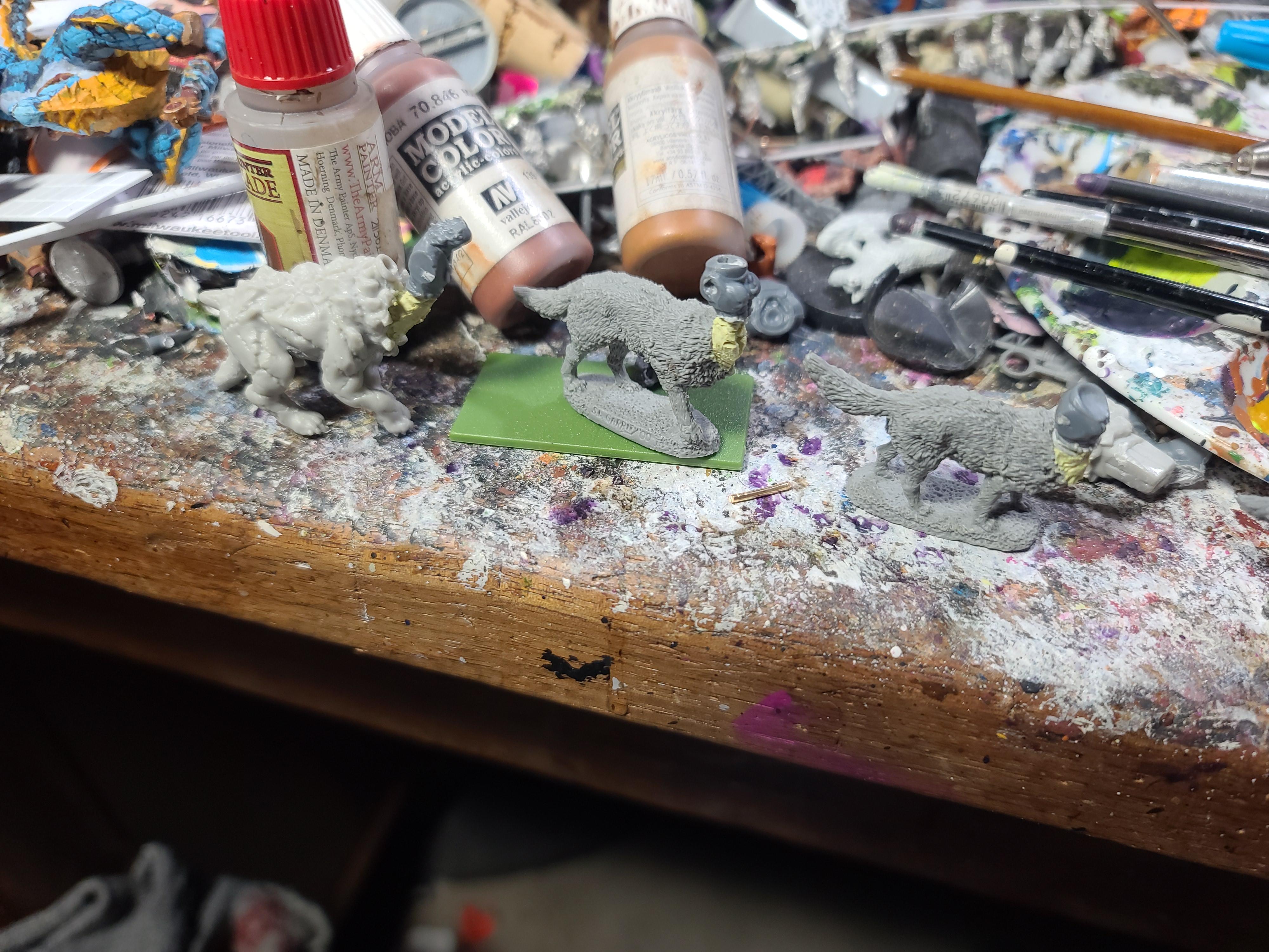 Centaur, Conversion, Frostgrave, Gnoll, Gorkamorka, Kitbash, Muties, North Star Military Figures, Reaper Miniatures, Sculpting, Soldiers Ii