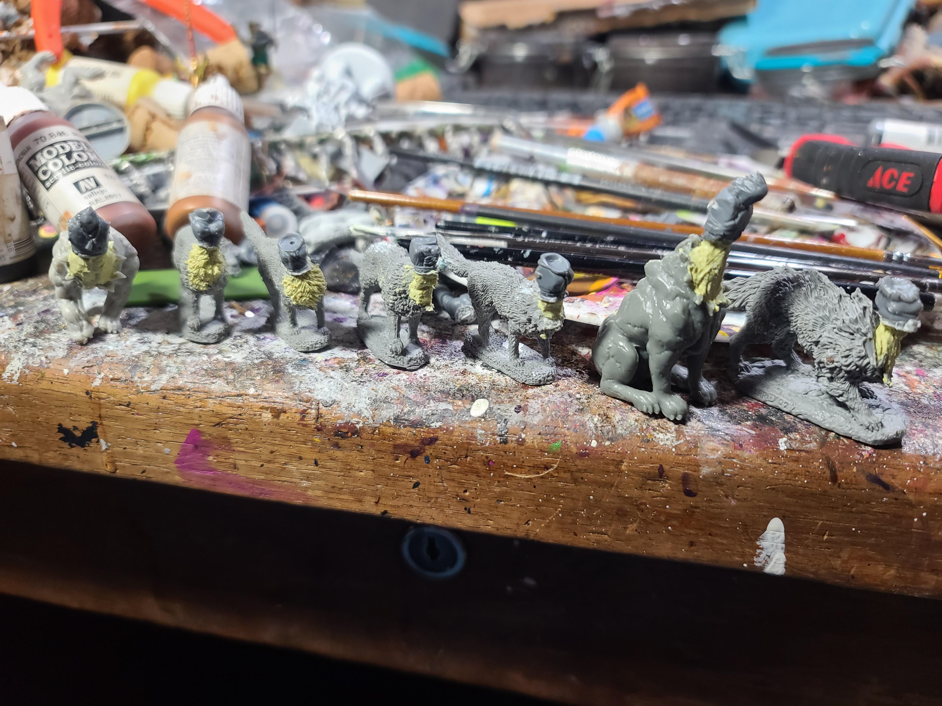 Centaur, Conversion, Frostgrave, Gnoll, Gorkamorka, Kitbash, Muties, North Star Military Figures, Reaper Miniatures, Sculpting, Soldiers Ii