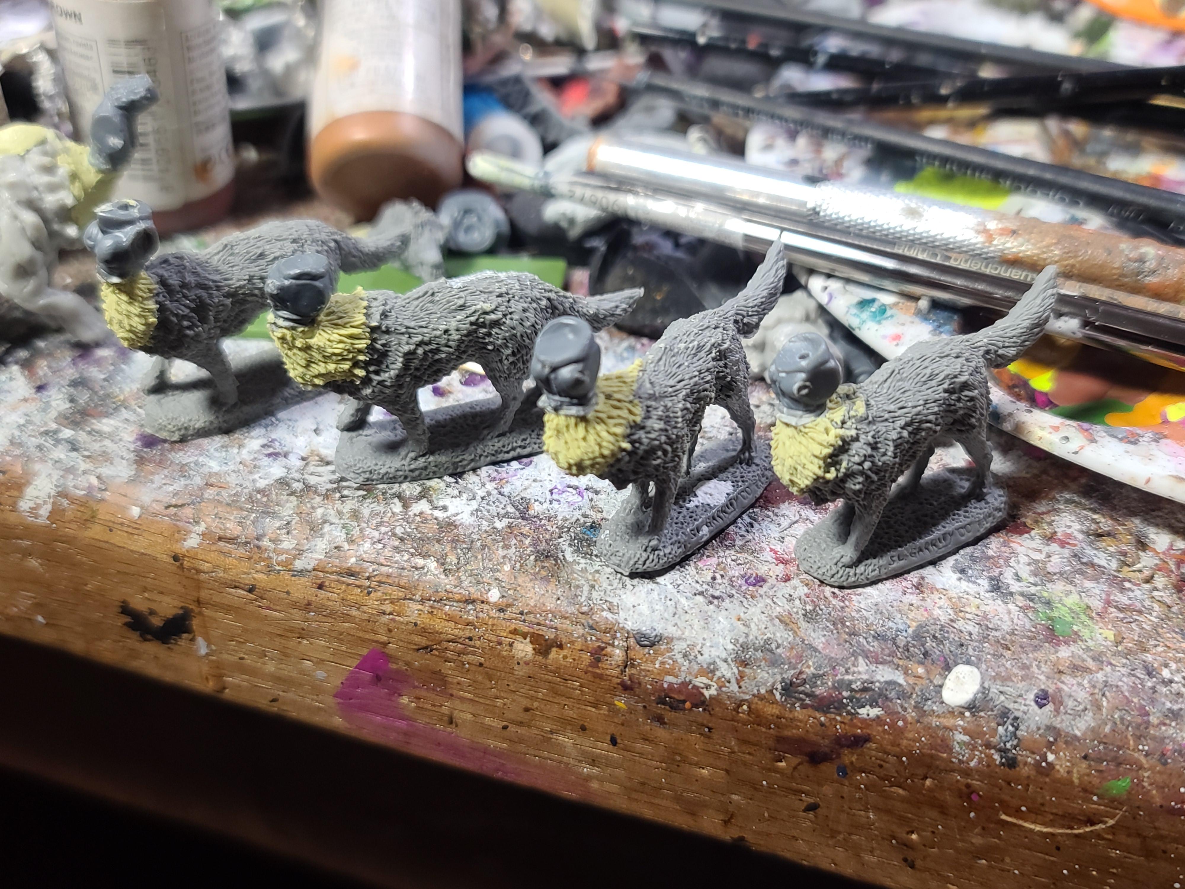 Centaur, Conversion, Frostgrave, Gnoll, Gorkamorka, Kitbash, Muties, North Star Military Figures, Reaper Miniatures, Sculpting, Soldiers Ii