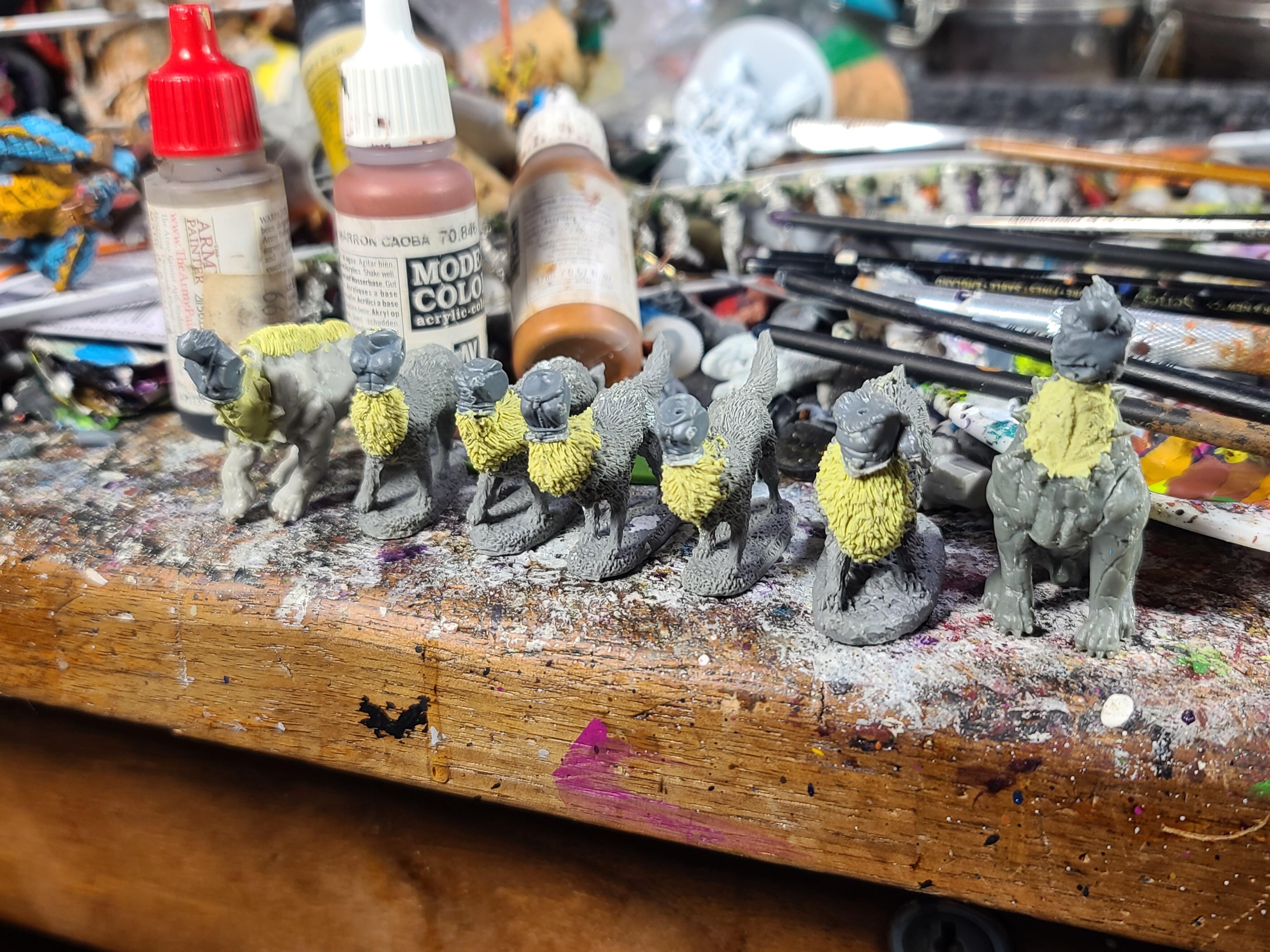 Centaur, Conversion, Frostgrave, Gnoll, Gorkamorka, Kitbash, Muties, North Star Military Figures, Reaper Miniatures, Sculpting, Soldiers Ii