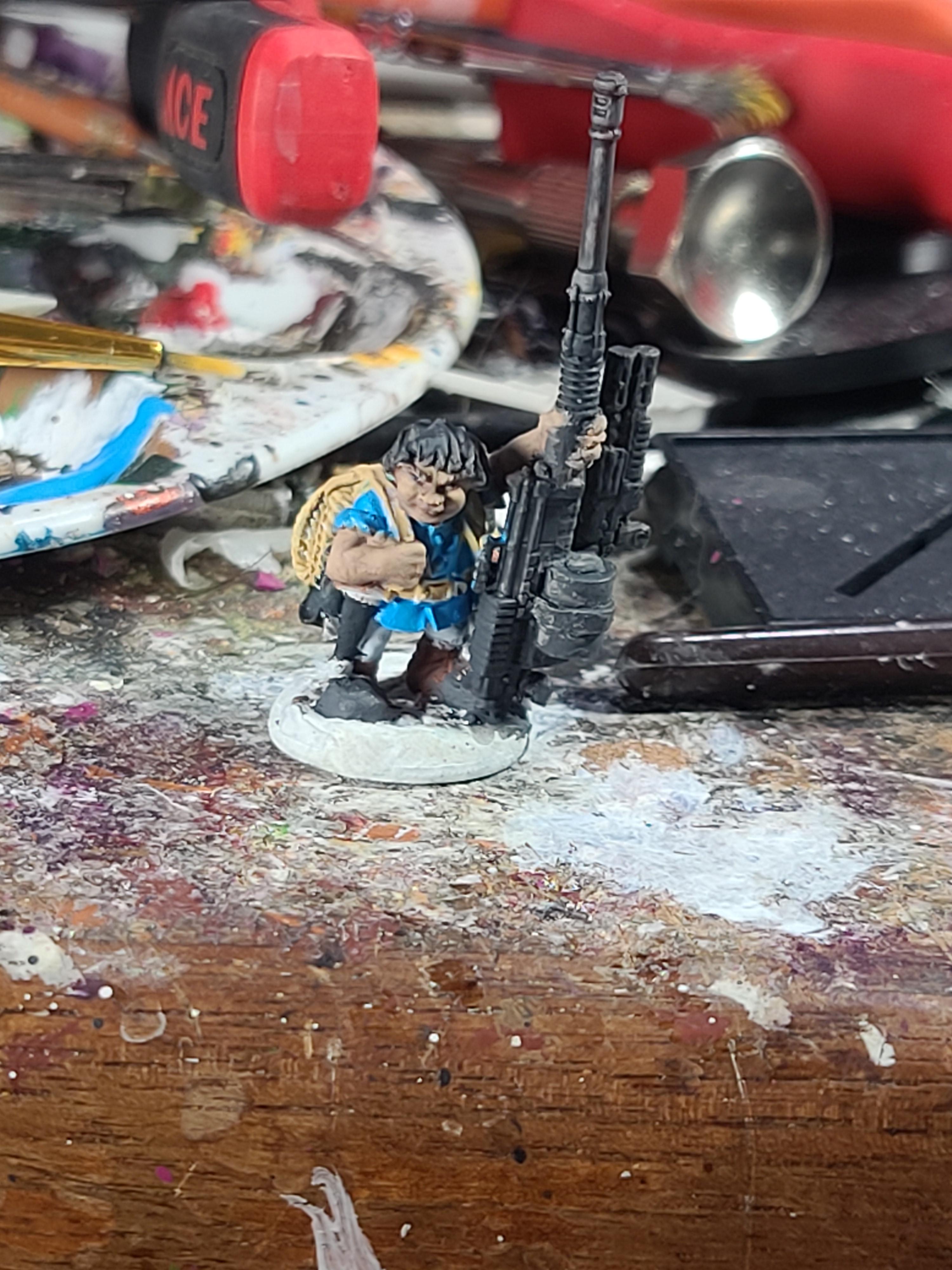 Johnny Dayruiner, Kitbash, Necromunda, Reaper Miniatures, Shieldwolf Miniatures, Warhammer 40,000