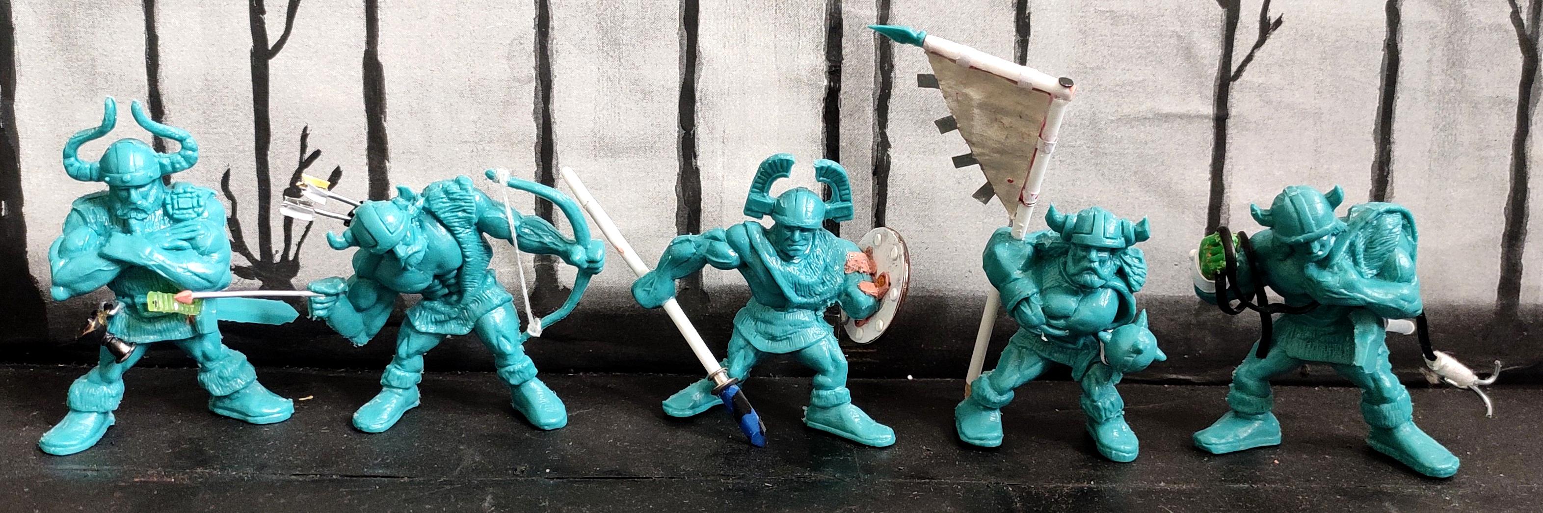 Axe, Conversion, Fantasy Battles, Flag, From Russia, Infantry, Mace, Normans, Shield, Spear, Squad, Technolog, Tehnolog, Viking, Warriors, Work In Progress