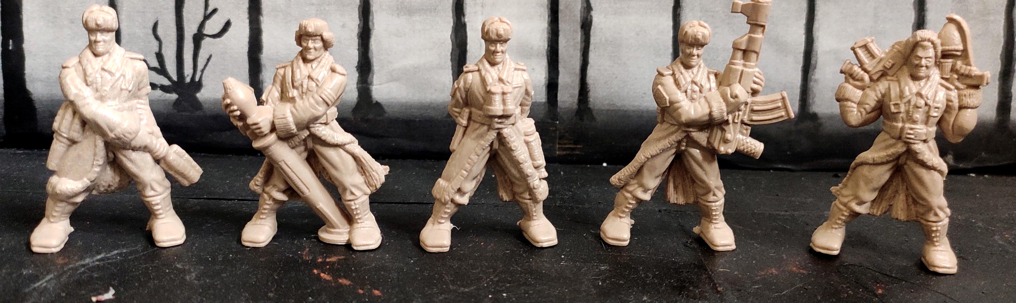 Fantasy Battles, From Russia, Infantry, Mine Thrower, Squad, Stalingrad, Technolog, Tehnolog, Warriors, Work In Progress