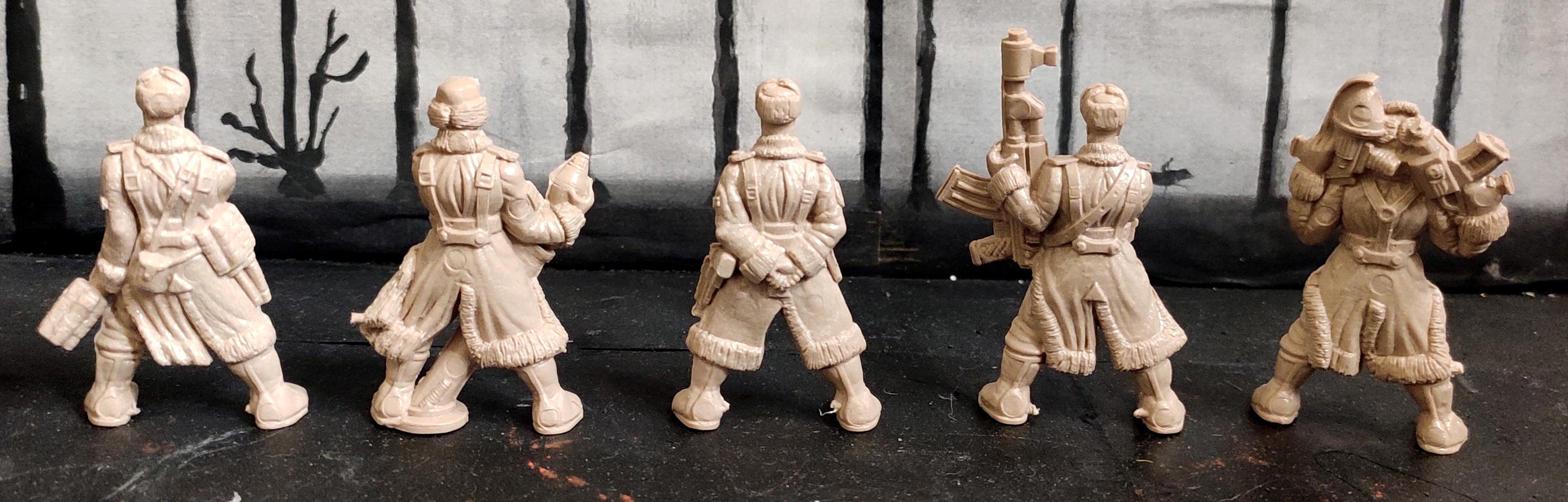 Fantasy Battles, From Russia, Infantry, Mine Thrower, Squad, Stalingrad, Technolog, Tehnolog, Warriors, Work In Progress