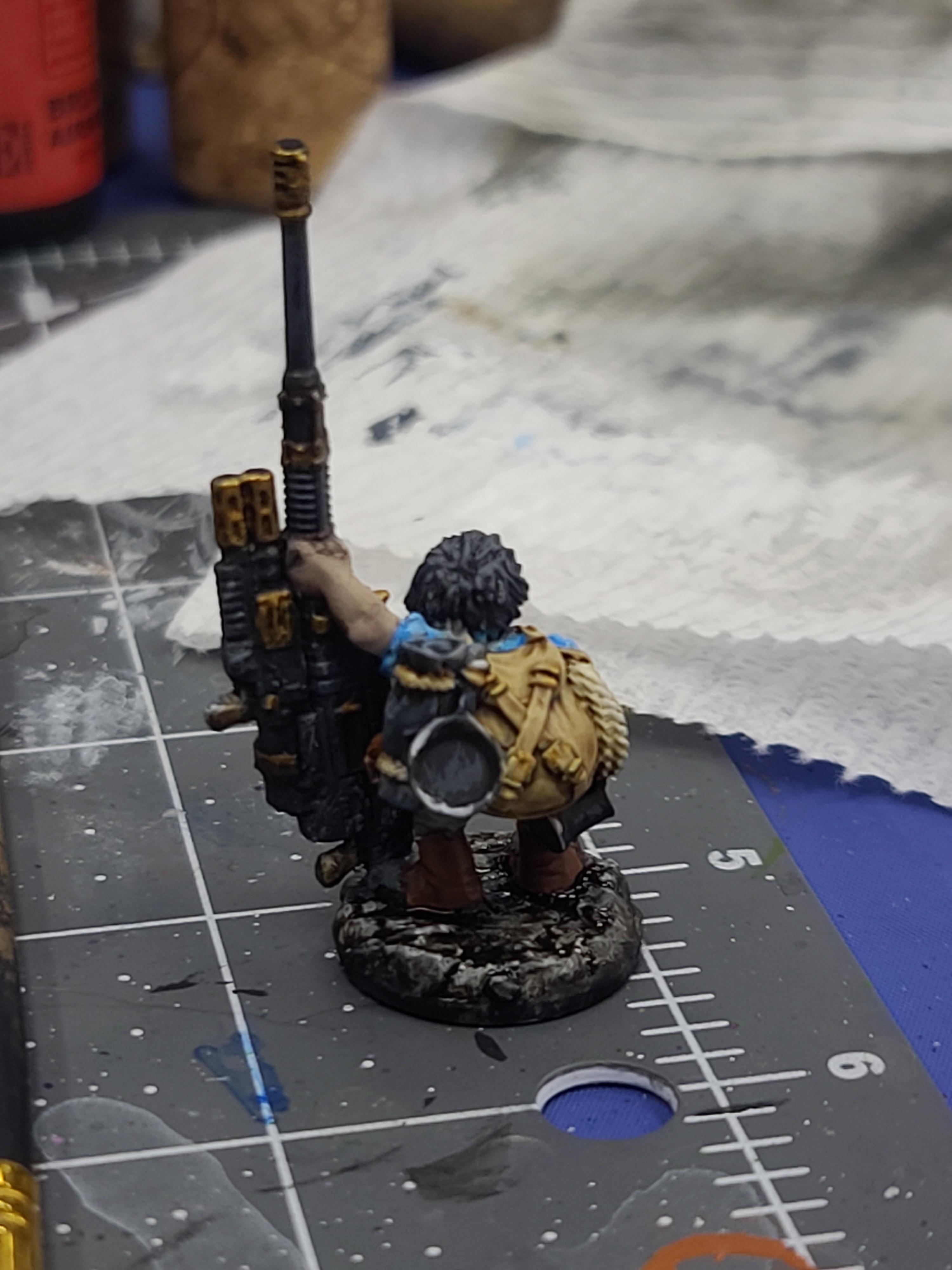 Johnny Dayruiner, Kitbash, Necromunda, Reaper Miniatures, Shieldwolf Miniatures