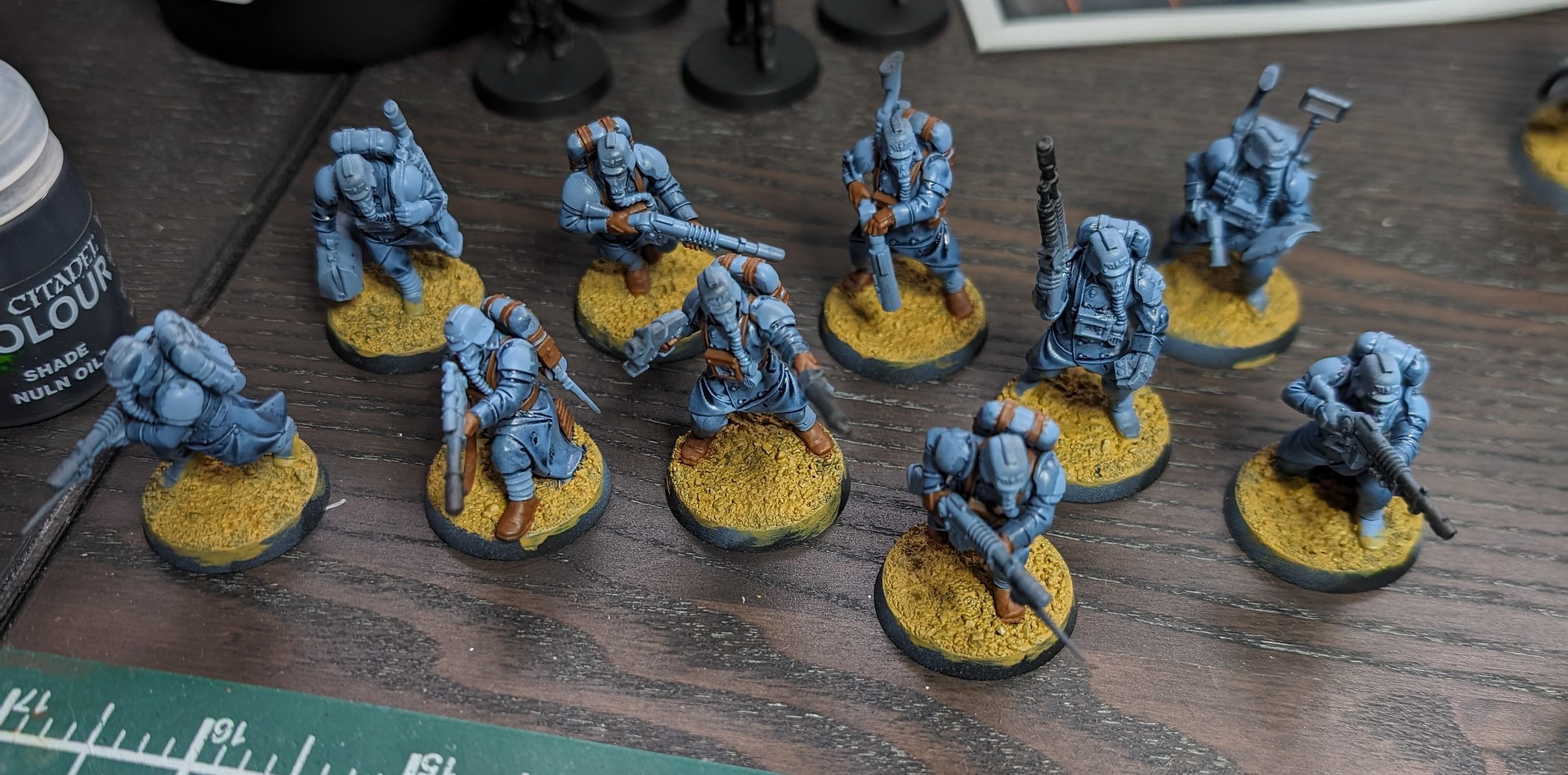 Astra Militarum, Blue, Death Korps of Krieg, Guard, Imperial