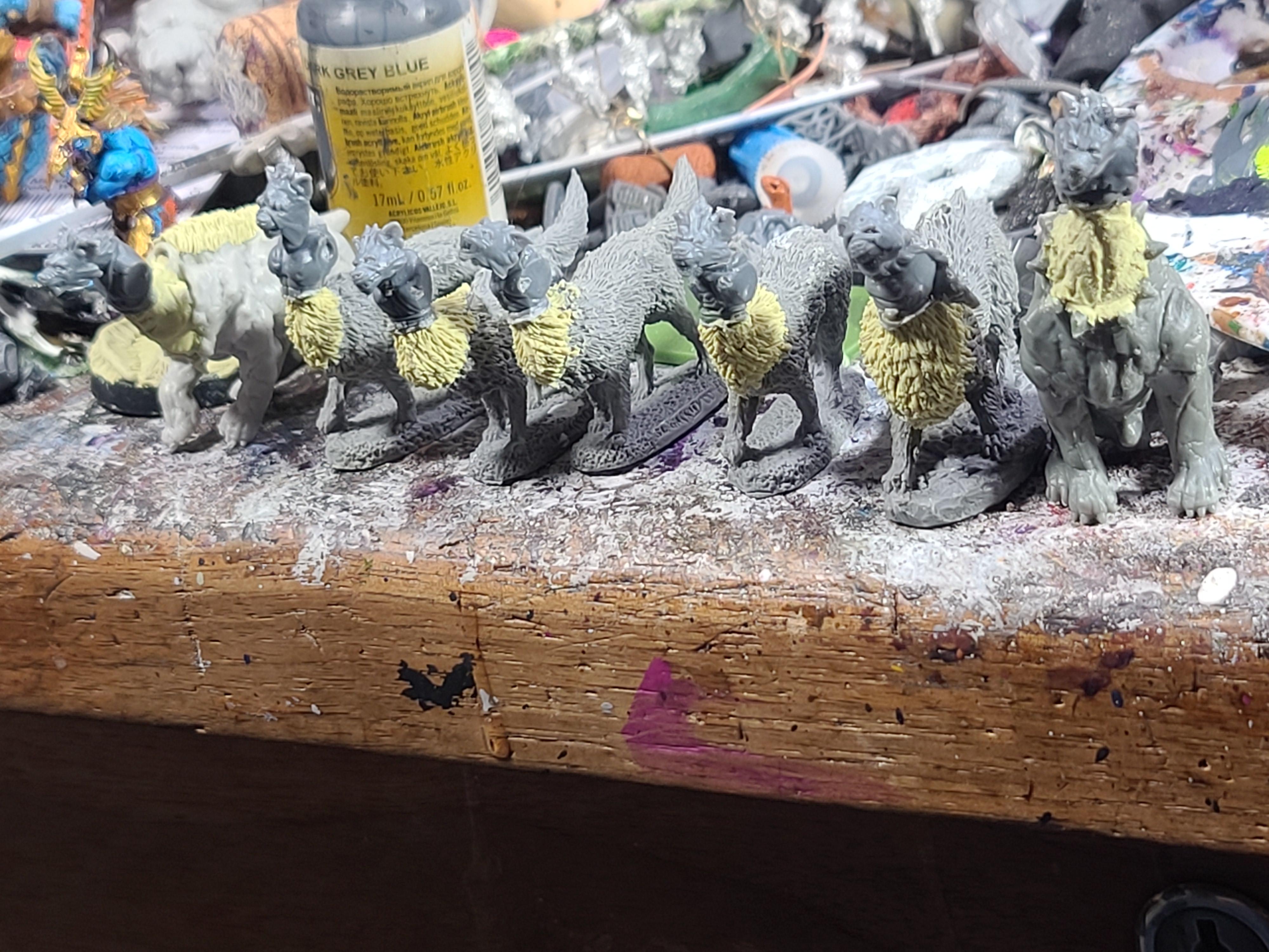 Conversion, Gorkamorka, North Star Military Figures, Reaper Miniatures, Sculpting, Wolf Centaur