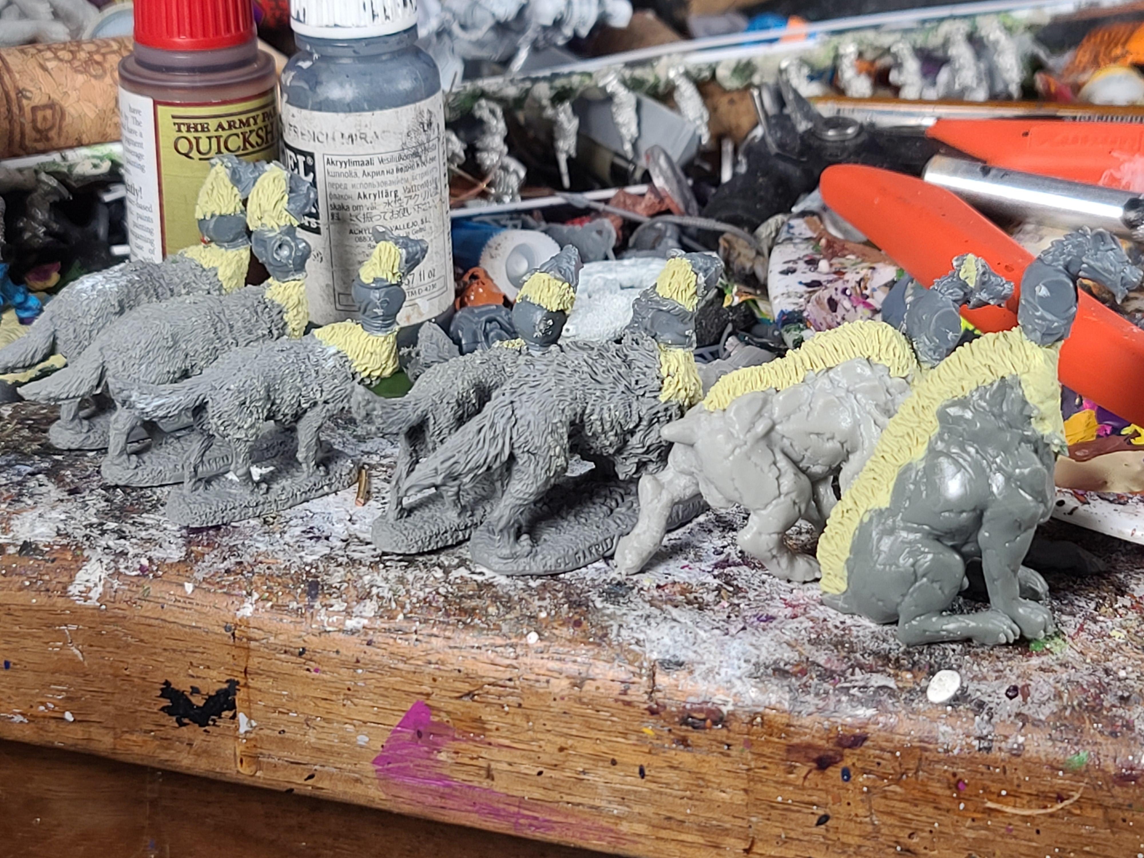 Conversion, Gorkamorka, Milliput, Muties, North Star Military Figures, Reaper Miniatures, Sculpting