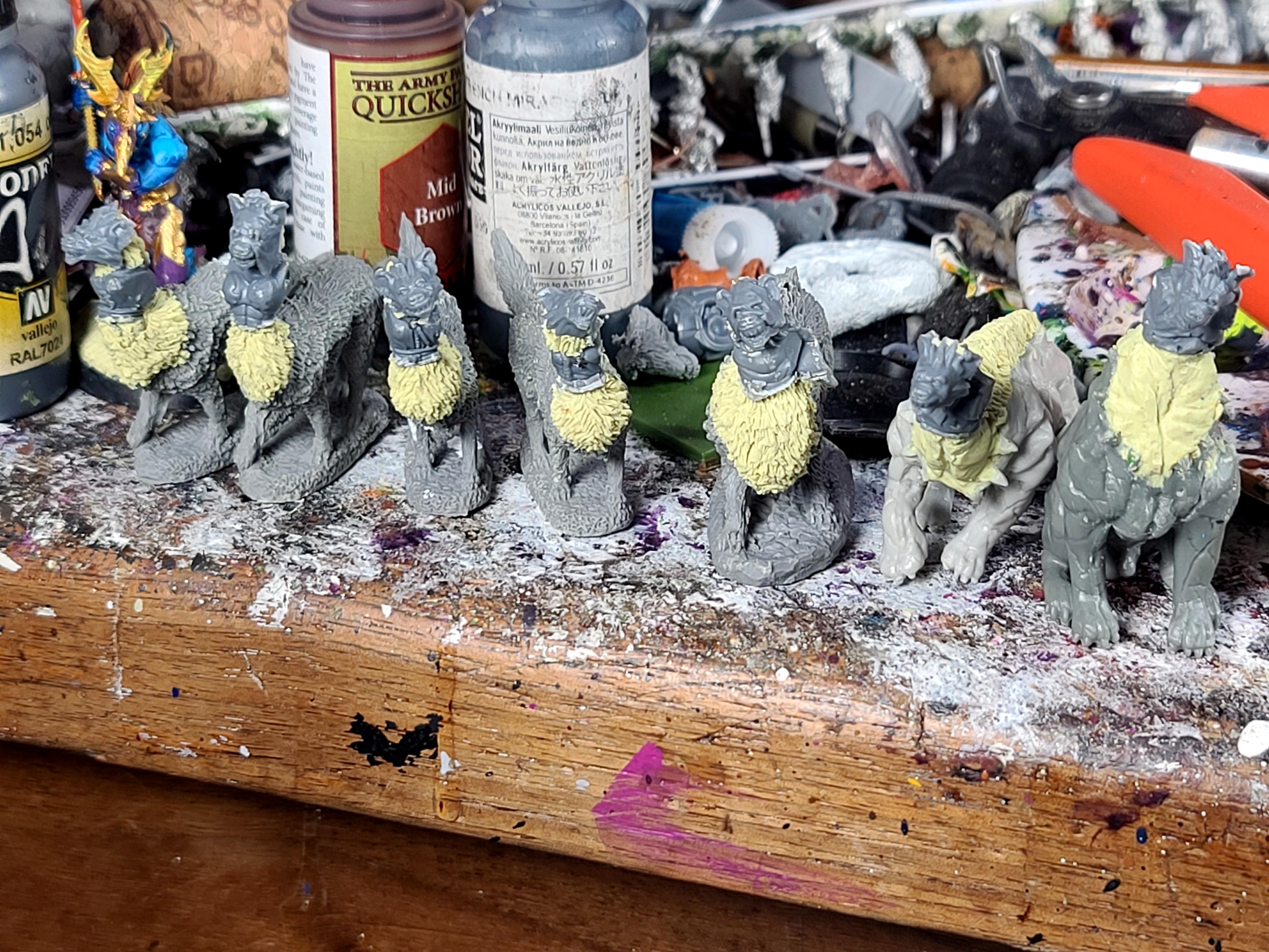 Conversion, Gorkamorka, Milliput, Muties, North Star Military Figures, Reaper Miniatures, Sculpting