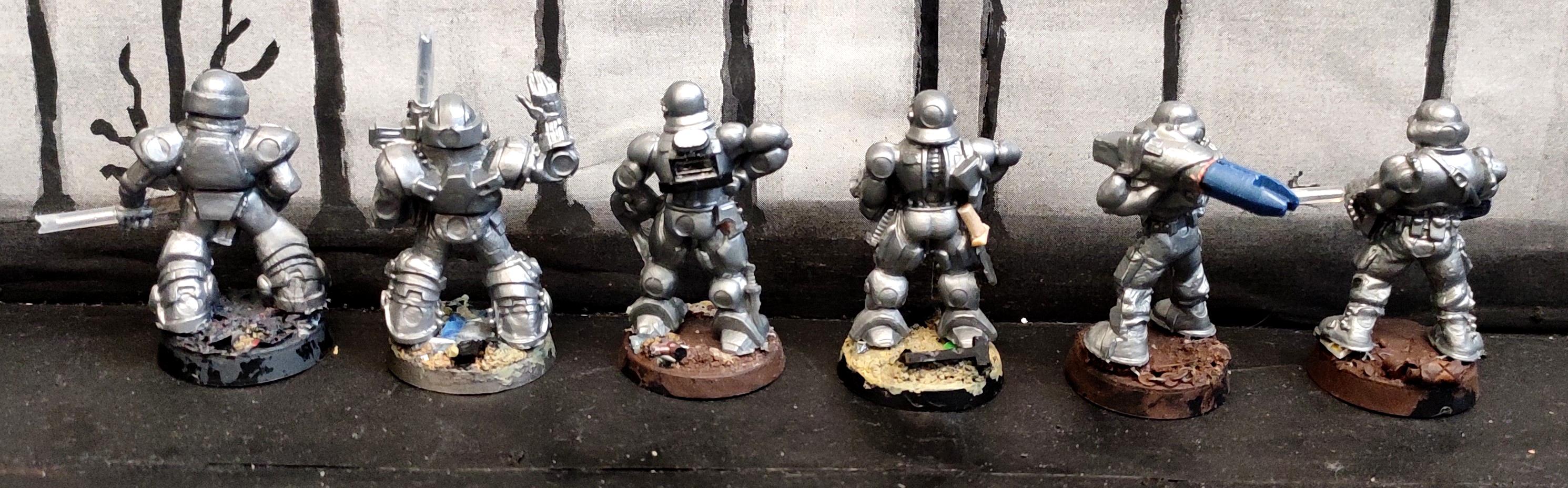 Bronepehota, Conversion, Fantasy Battles, From Russia, Infantry, Rocket Launcher, Squad, Technolog, Tehnolog, Warriors, Work In Progress