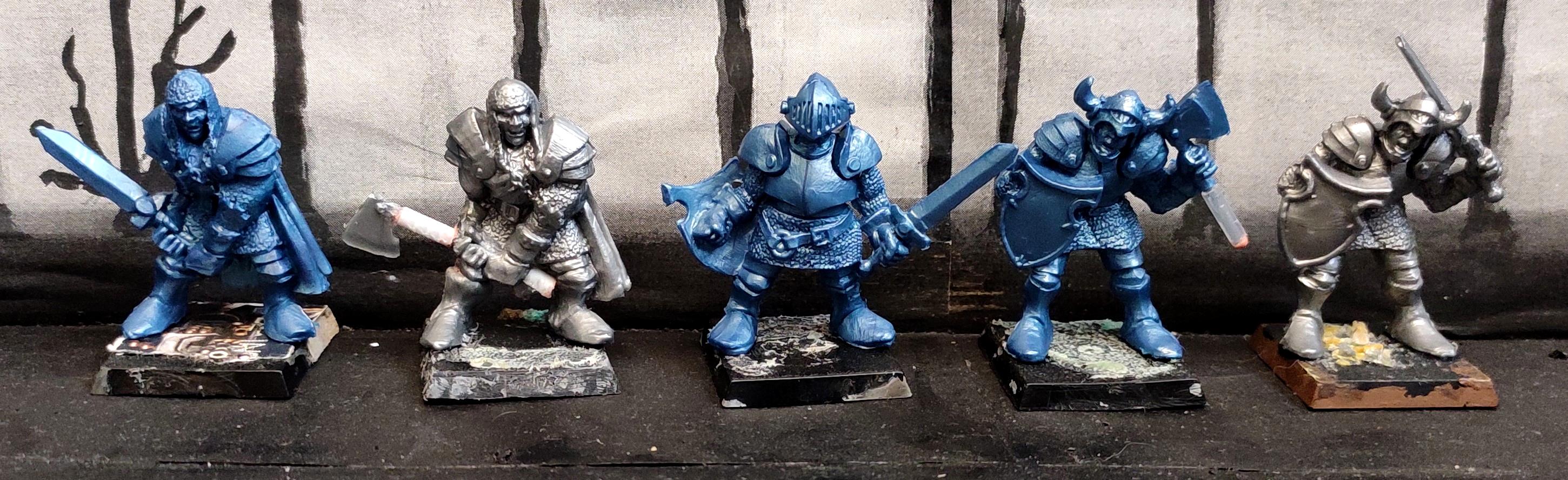 Axe, Bronepehota, Conversion, Fantasy Battles, From Russia, Infantry, Knights, Squad, Sword, Technolog, Tehnolog, Warriors, Work In Progress