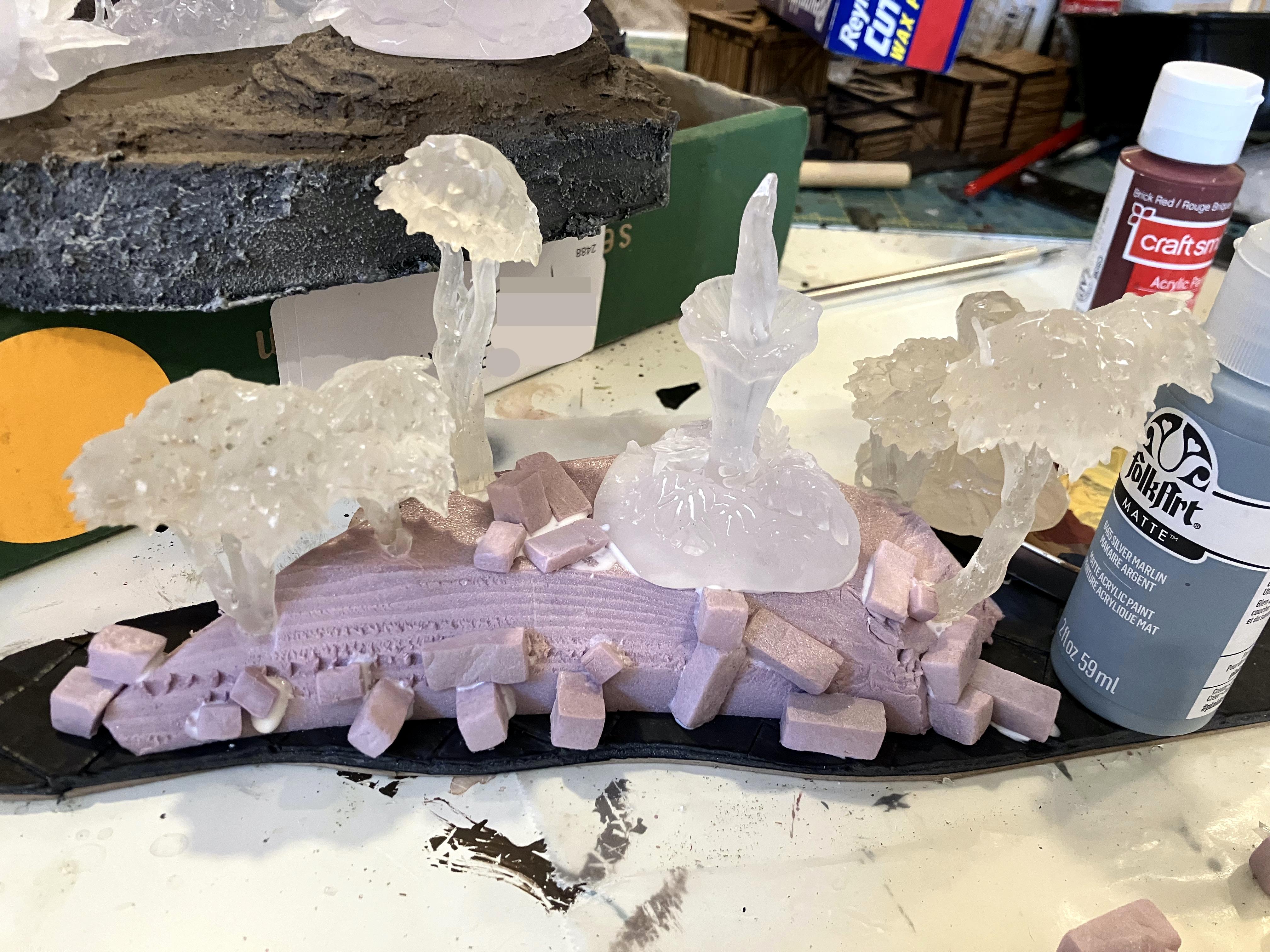 3-d Printing, Do-it-yourself, Forest, Jungle, Resin, Ruins, Scratcbuilt, Terrain, Train, Trees, Warhammer 40k Scenery