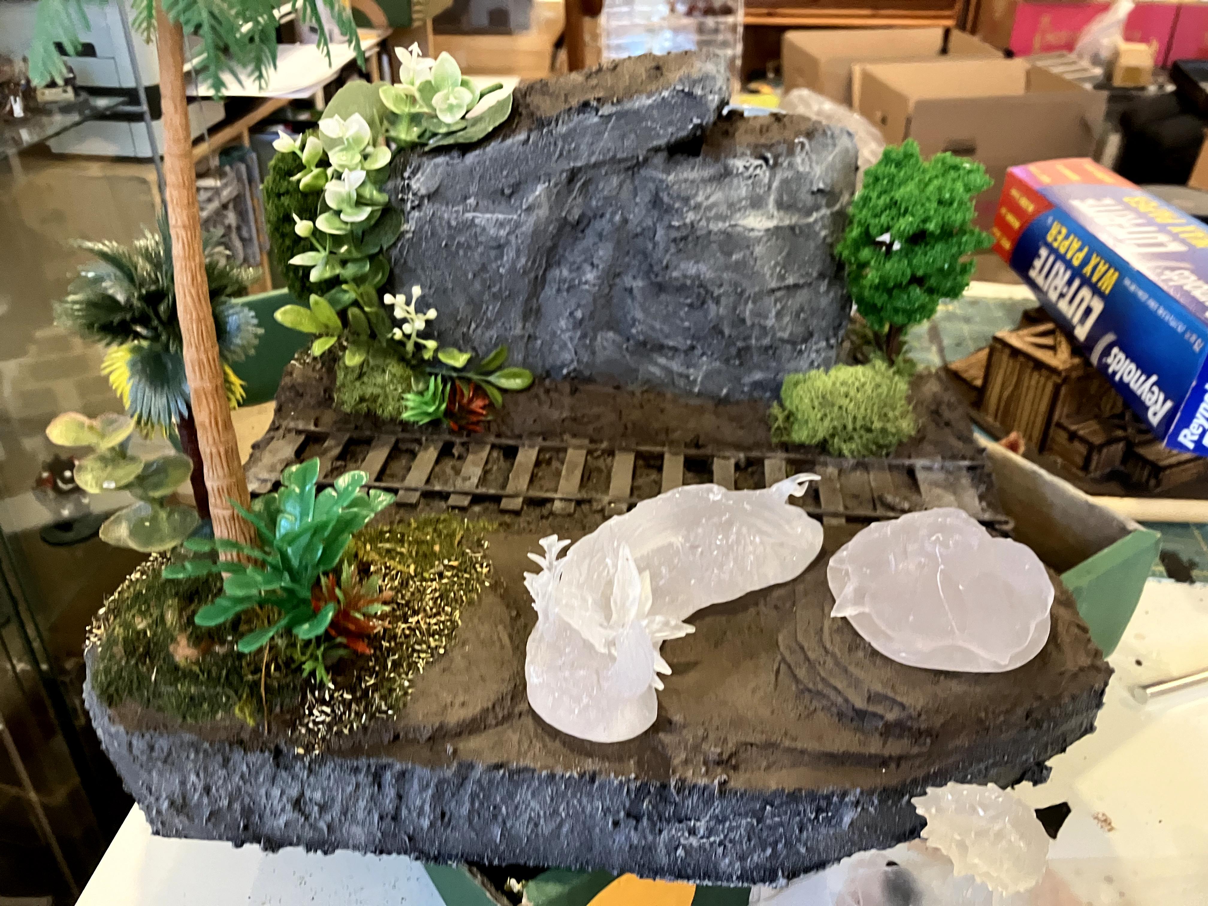 3-d Printing, Do-it-yourself, Forest, Jungle, Resin, Ruins, Scratcbuilt, Terrain, Train, Trees, Warhammer 40k Scenery