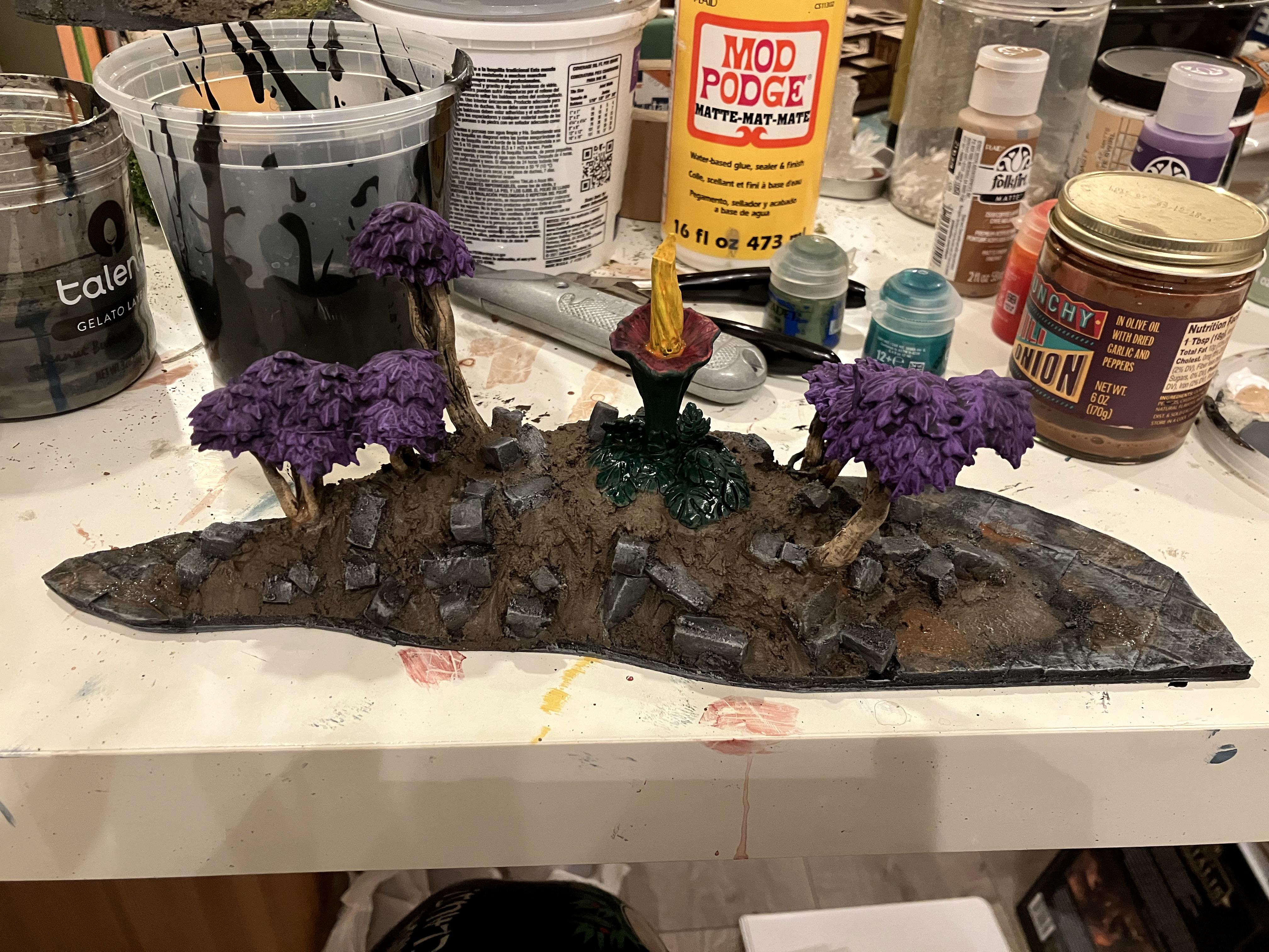 3-d Printing, Do-it-yourself, Forest, Jungle, Resin, Ruins, Scratcbuilt, Terrain, Train, Trees, Warhammer 40k Scenery