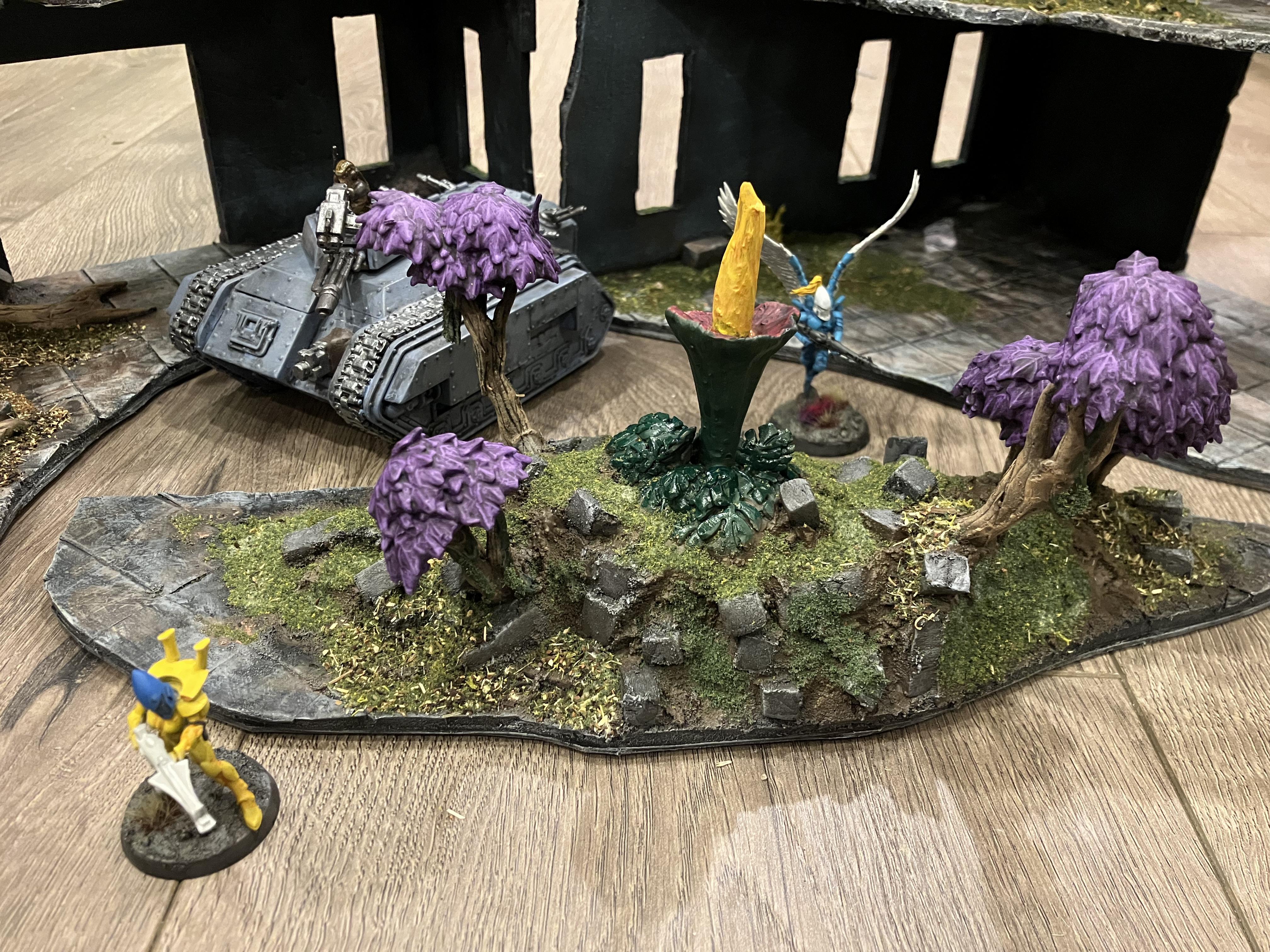 3-d Printing, Do-it-yourself, Forest, Jungle, Resin, Ruins, Scratcbuilt, Terrain, Train, Trees, Warhammer 40k Scenery