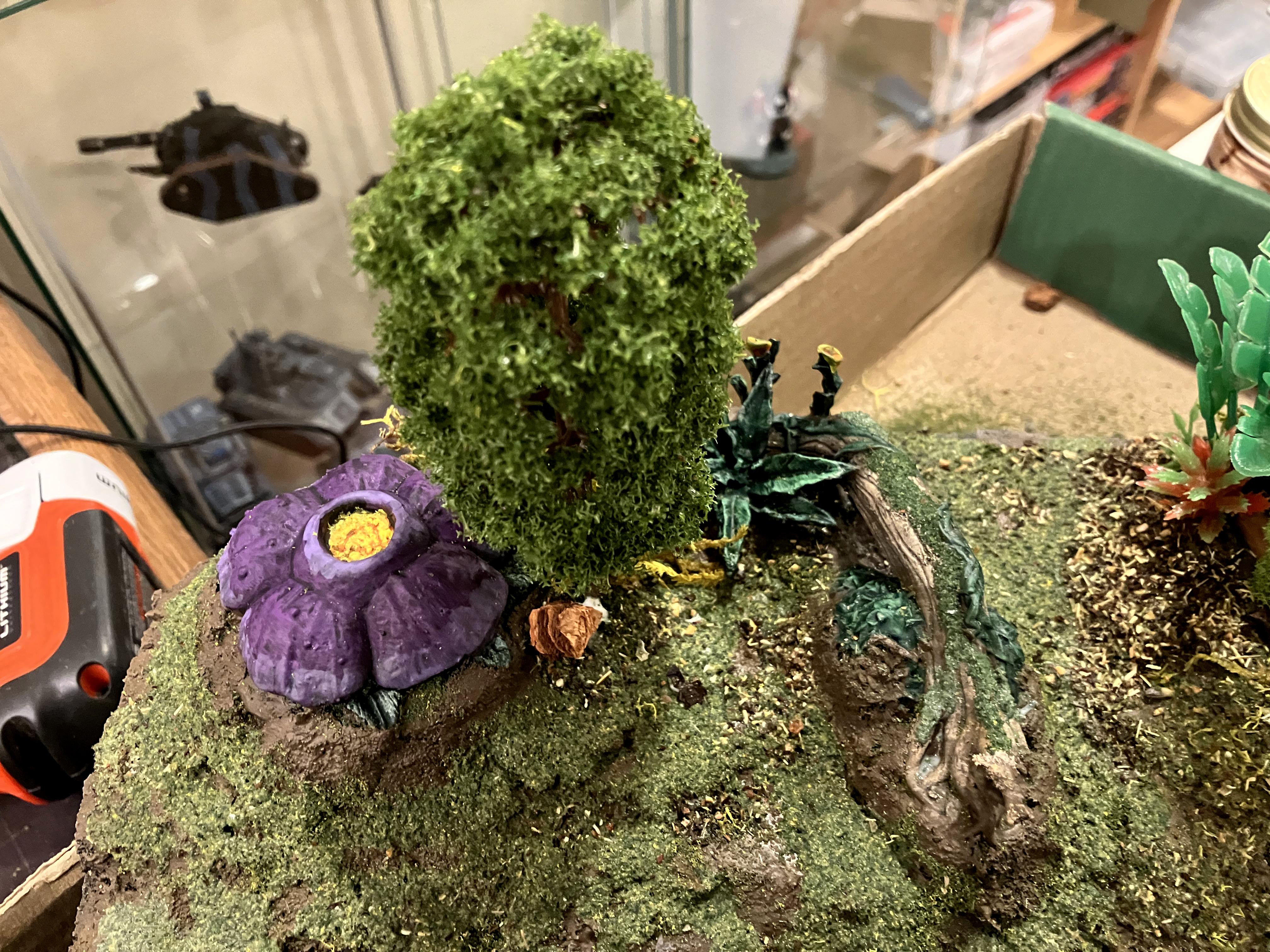3-d Printing, Do-it-yourself, Forest, Jungle, Resin, Ruins, Scratcbuilt, Terrain, Train, Trees, Warhammer 40k Scenery