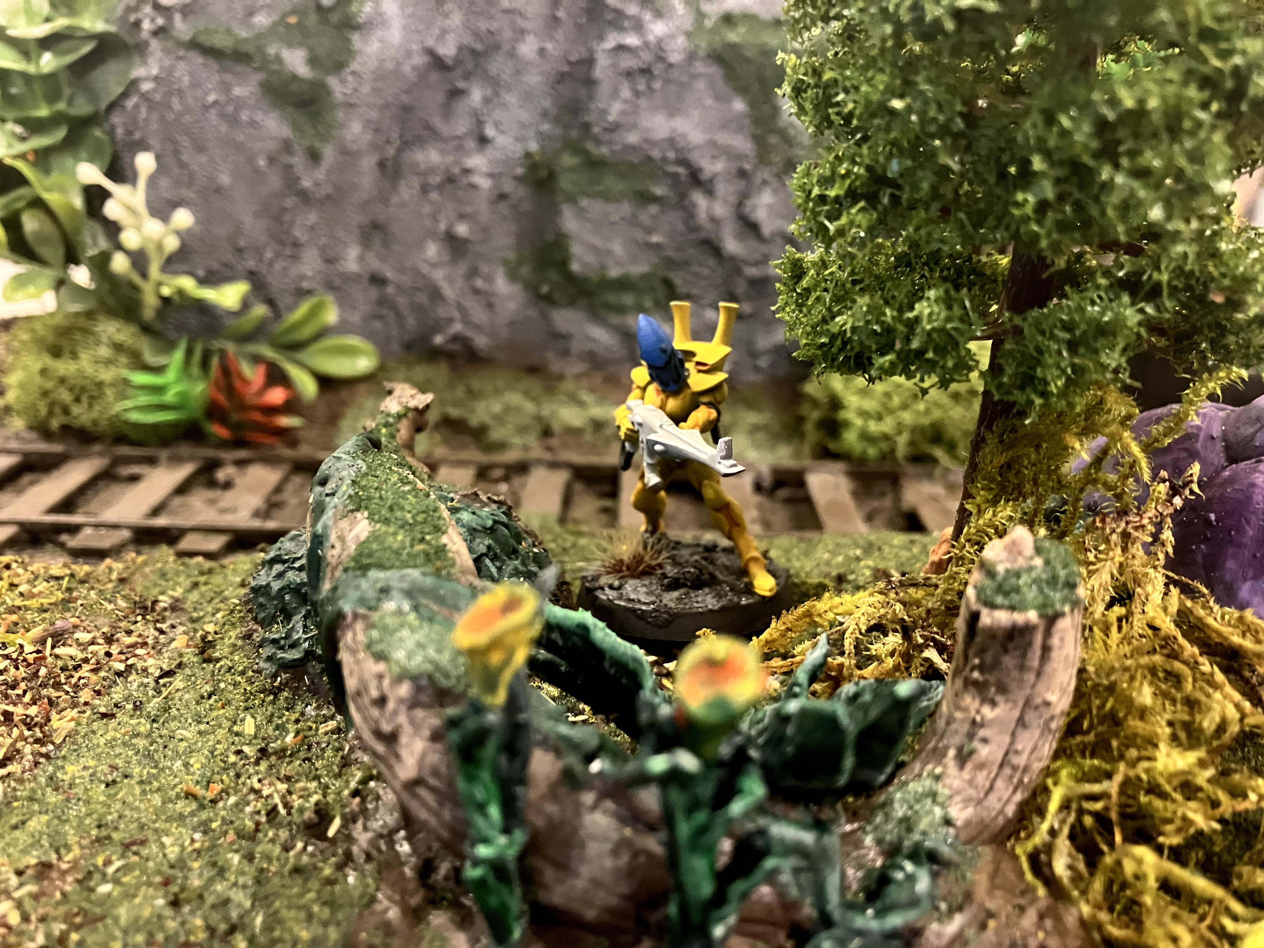 3-d Printing, Do-it-yourself, Forest, Jungle, Resin, Ruins, Scratcbuilt, Terrain, Train, Trees, Warhammer 40k Scenery