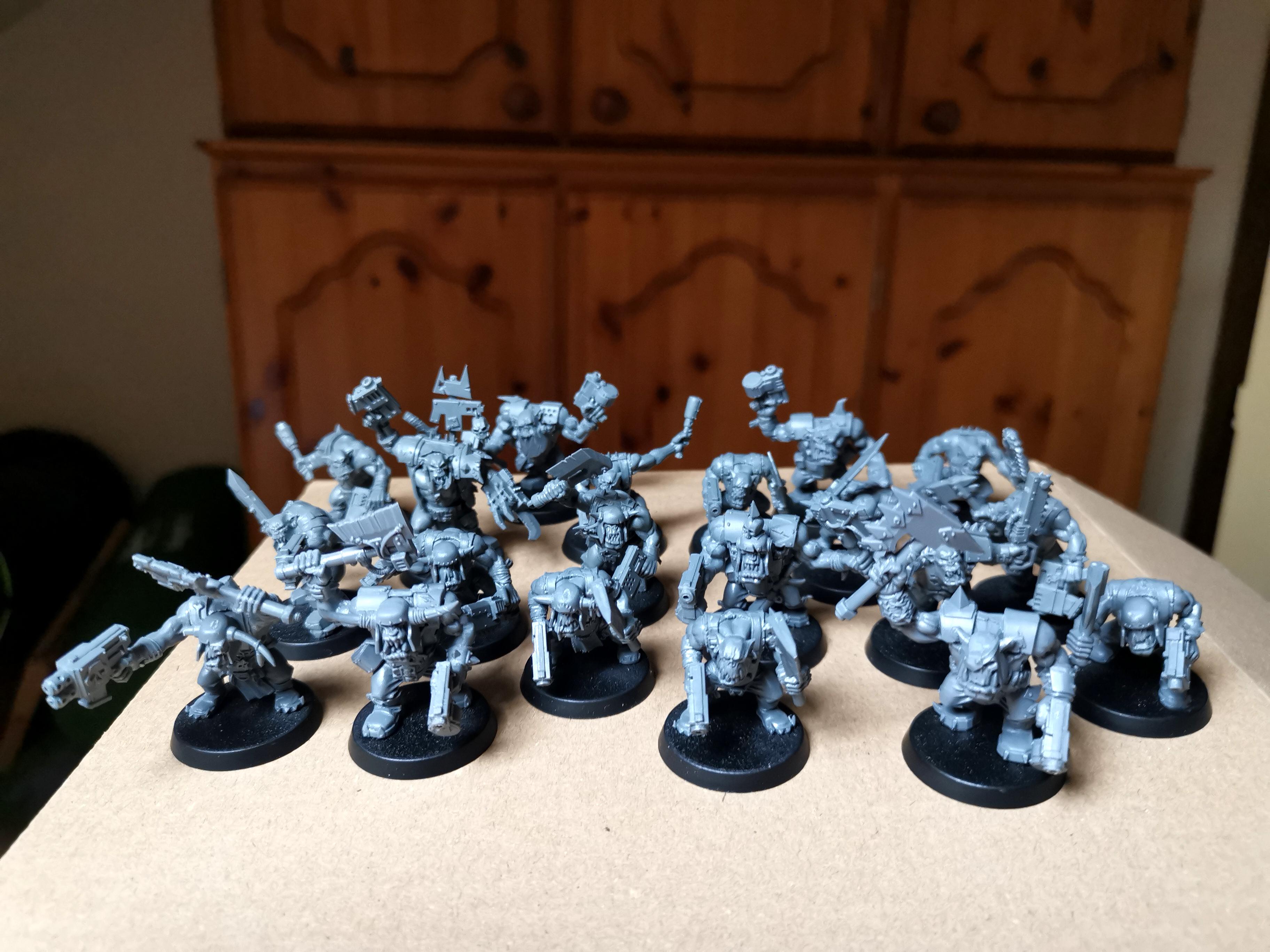 Boy, Orks, ork boyz mob