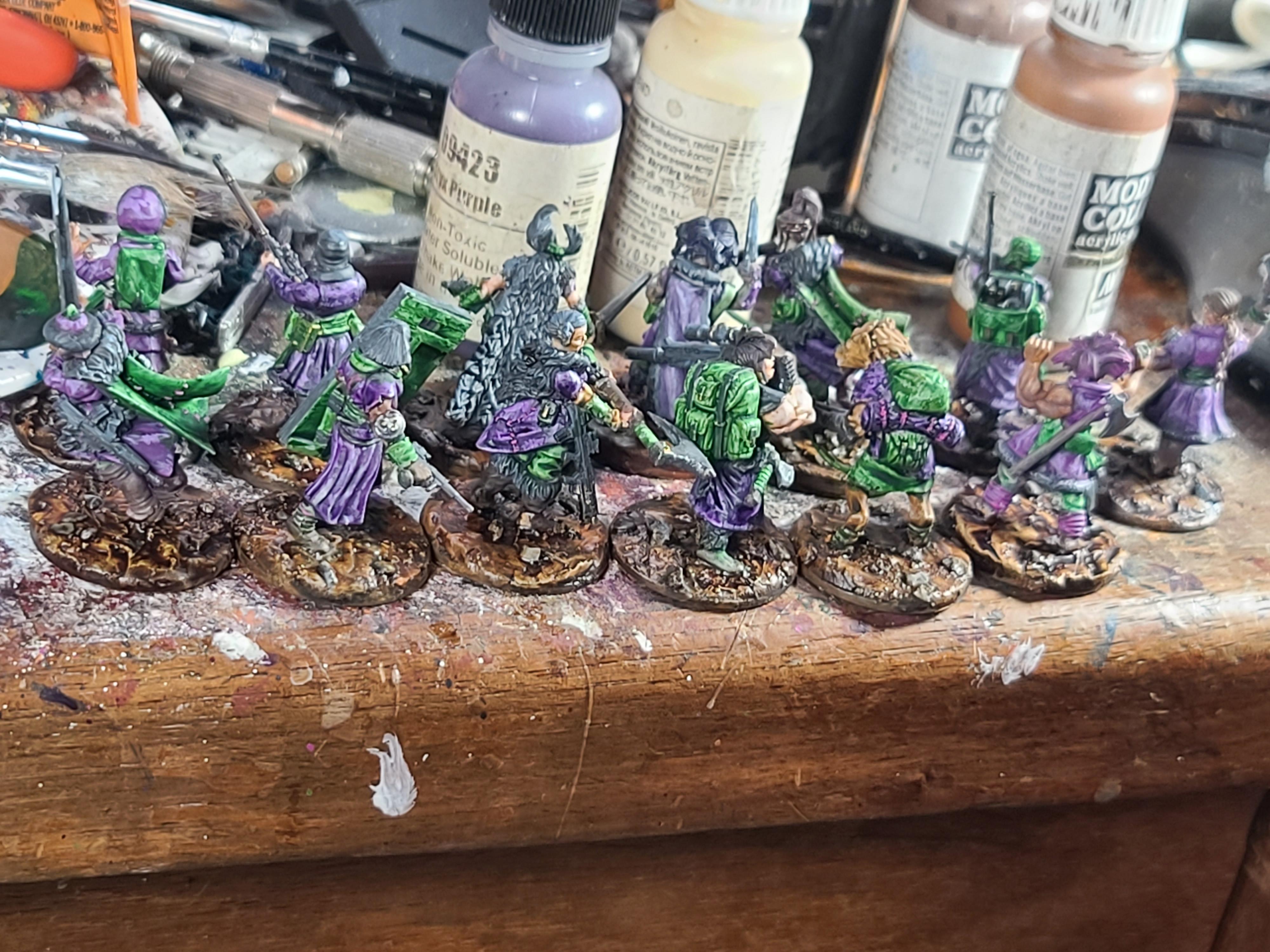 Frostgrave, Goliath, Kitbash, Necromunda, North Star Military Figures, Skirmish Ladies