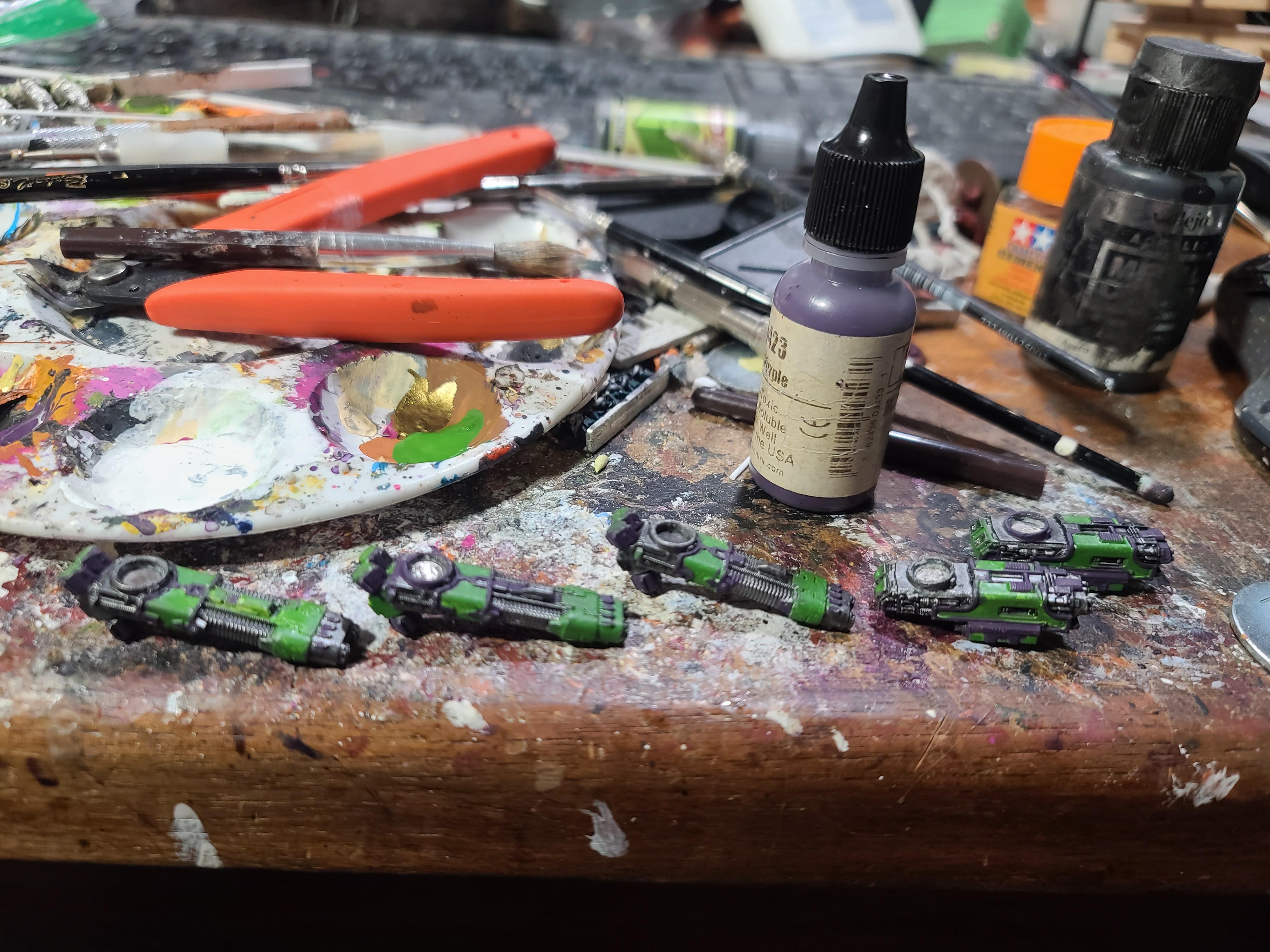6mm, Games Workshop, Magnet, Plasma Blast Gun, Titanicus, Vulcan Megabolter, Warhound, Weapon