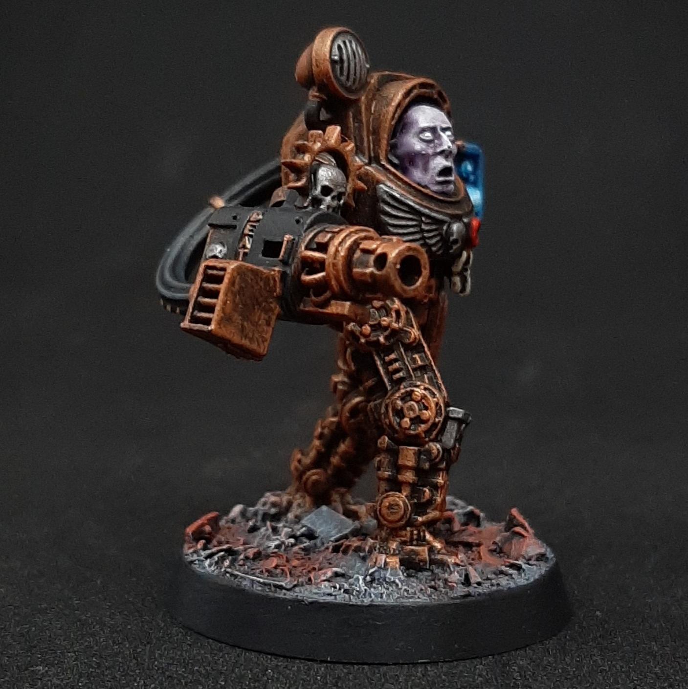 Background, Bolter, Conversion, Custom, Fluff, Gun, Heavy, Inq28, Inquisitor, Lore, Mechanical, Miniature, Psycannon, Retinue, Sabrael, Servitors, Story