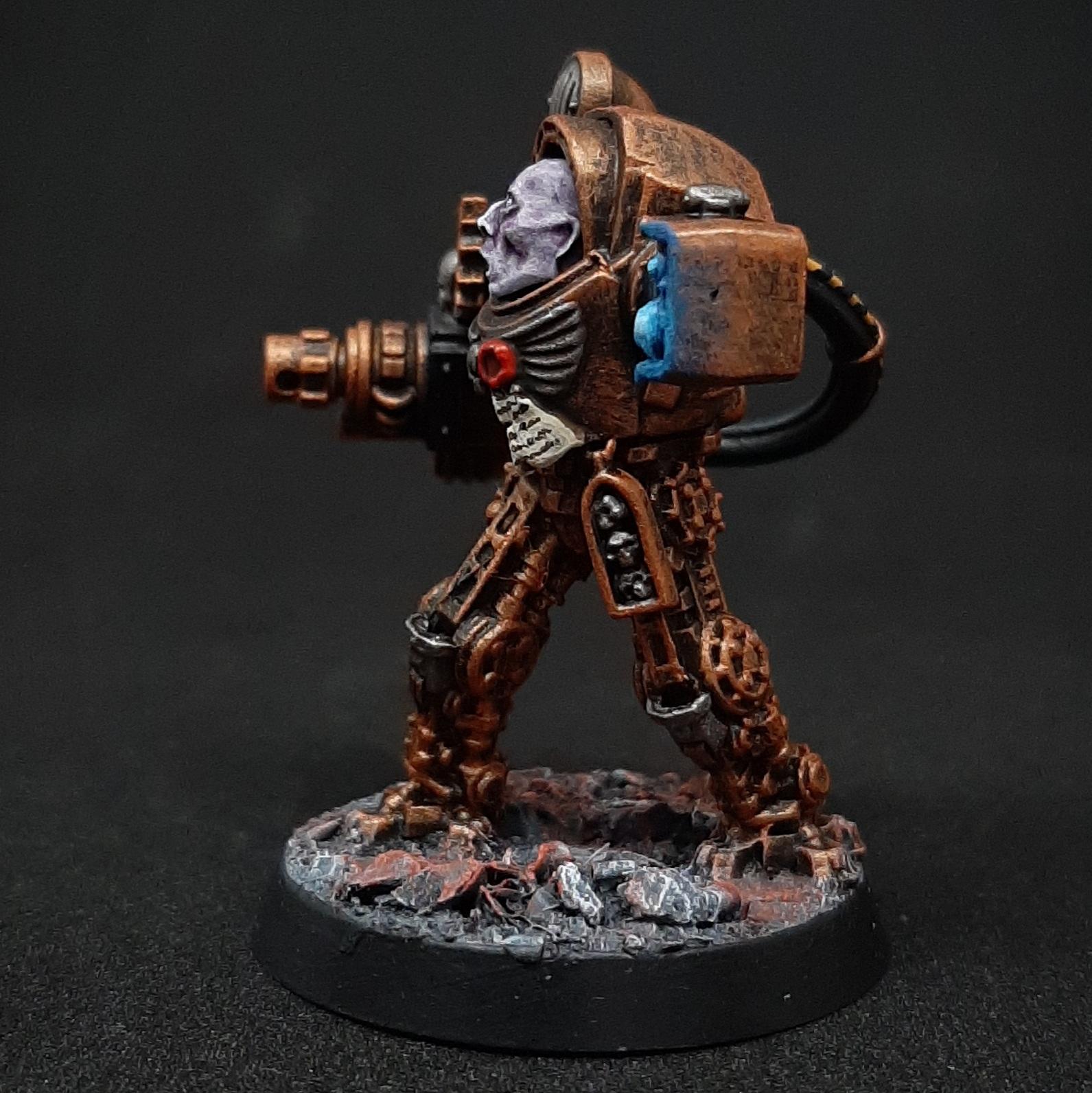 Background, Bolter, Conversion, Custom, Fluff, Gun, Heavy, Inq28, Inquisitor, Lore, Mechanical, Miniature, Psycannon, Retinue, Sabrael, Servitors, Story