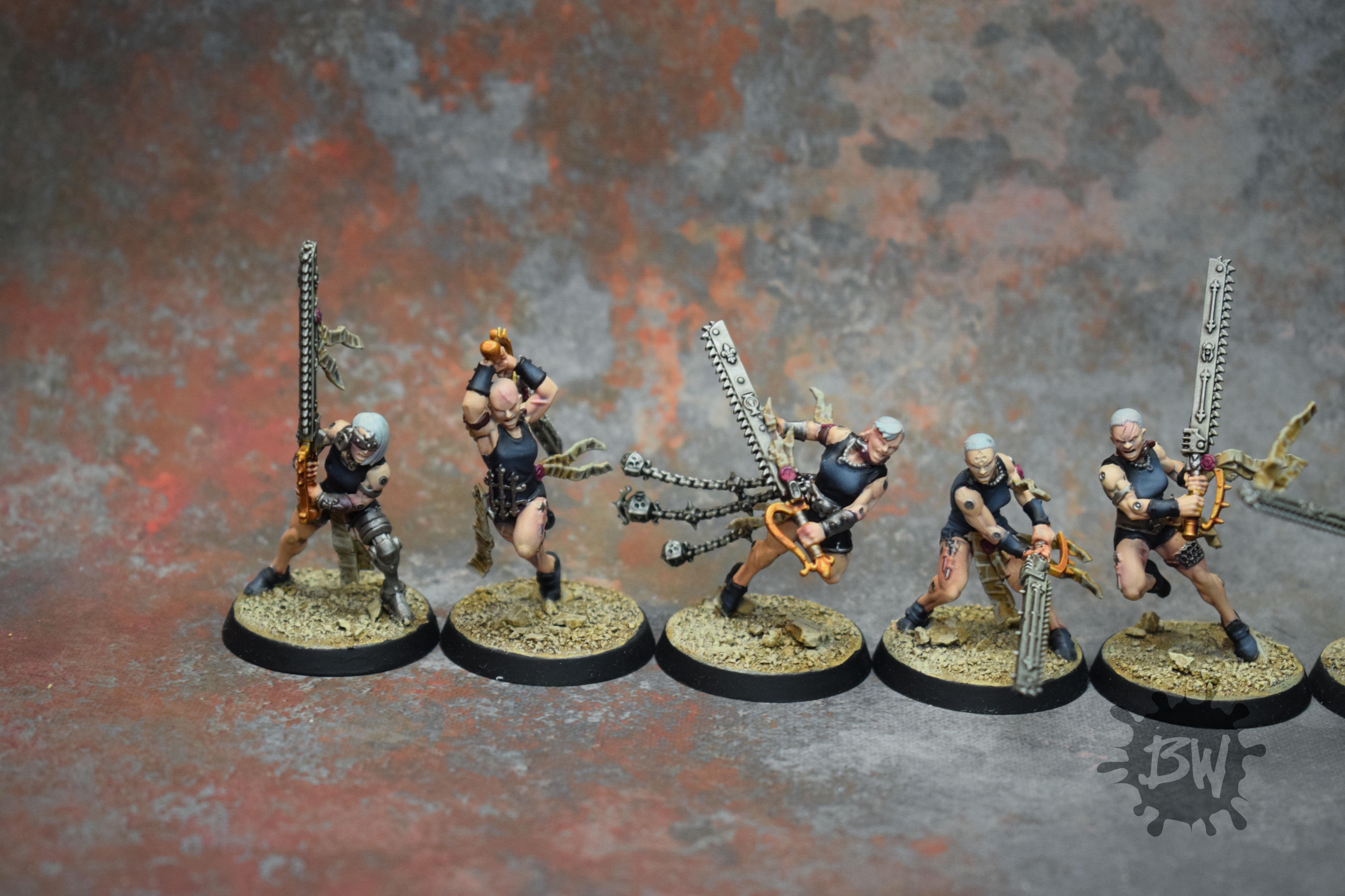 Adepta Sororitay, Games Workshop, Repentia Squad, Warhammer 40,000