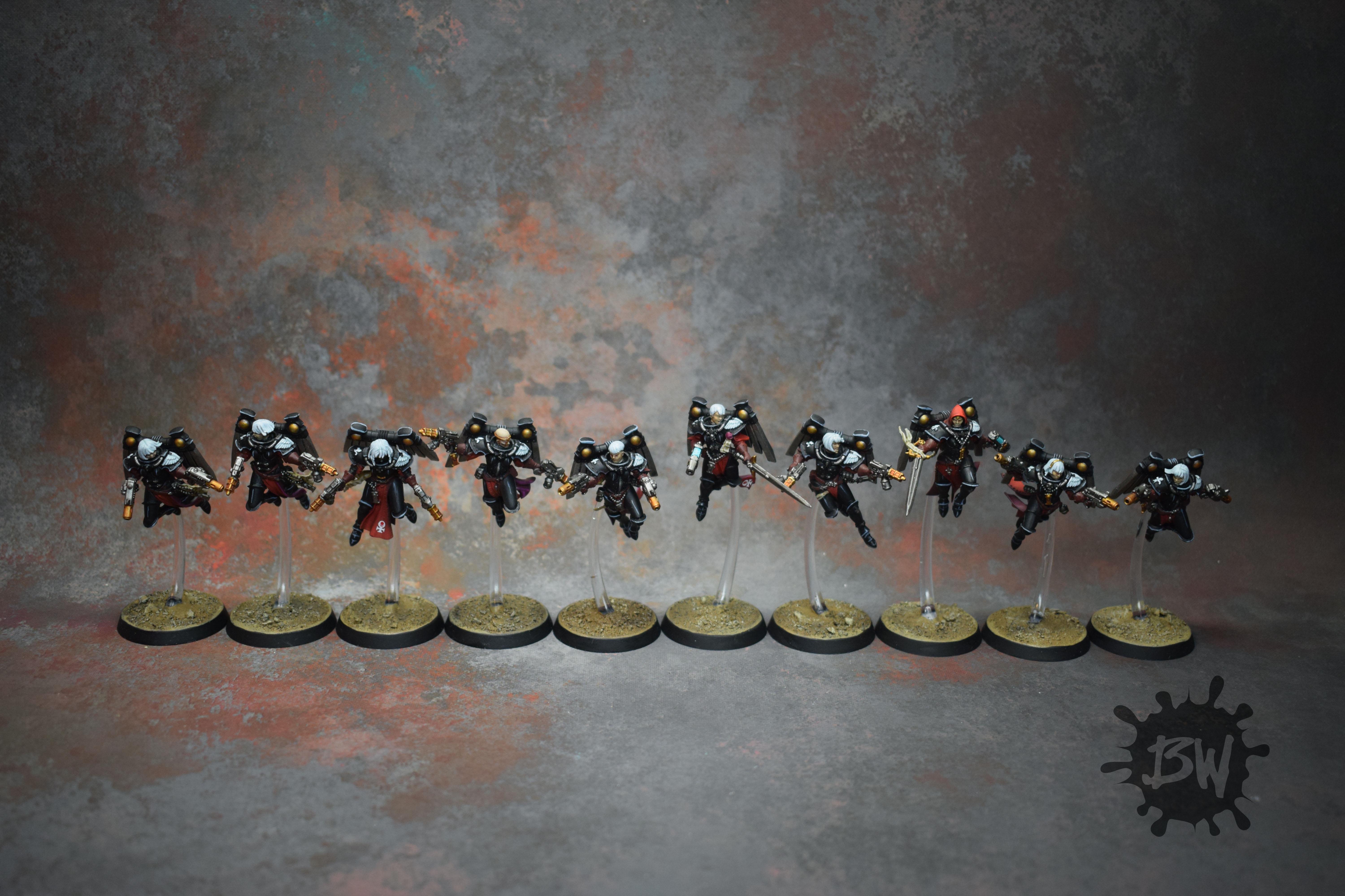 Adepta Sororitay, Games Workshop, Seraphim Squad, Warhammer 40,000