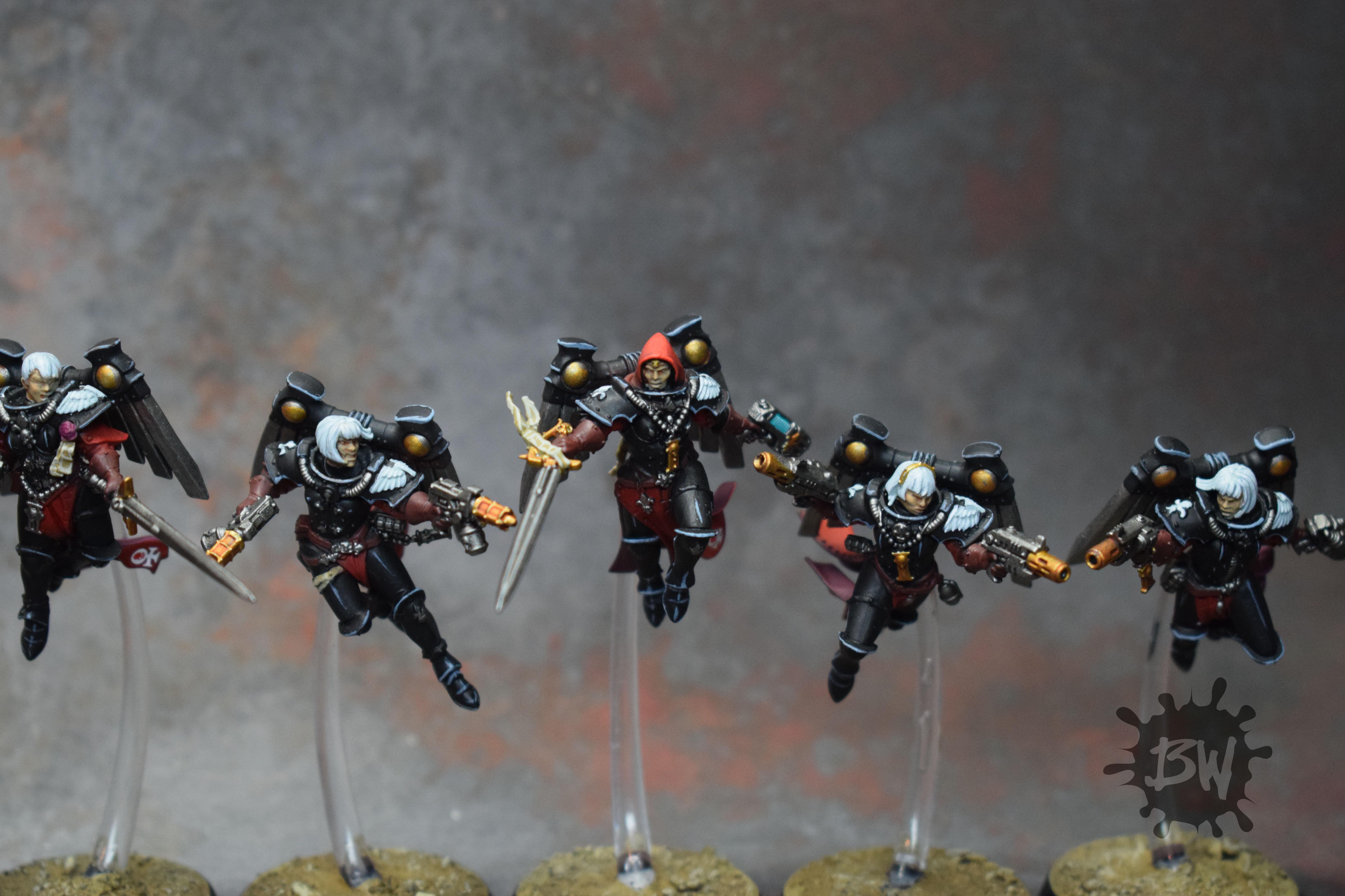 Adepta Sororitay, Games Workshop, Seraphim Squad, Warhammer 40,000
