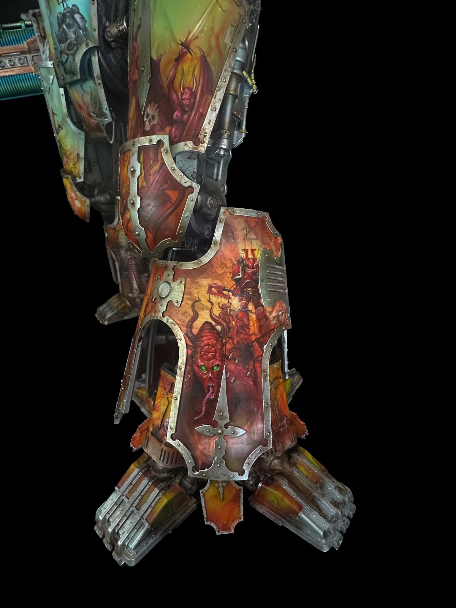Airbrushed, Forge World, Freehand, Mural, Warlord