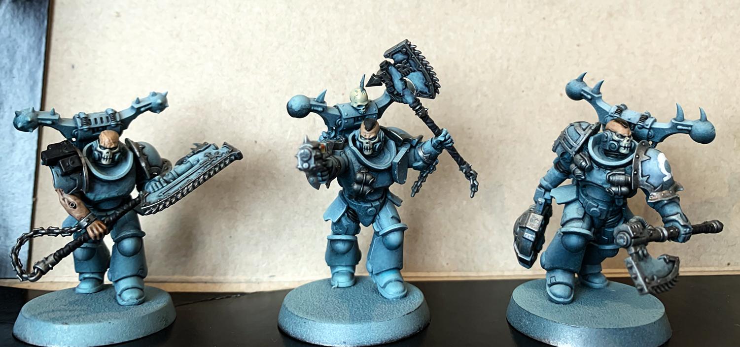 Alpha Legion, Assault Intercessors, Berserkers, Chaos Space Marines