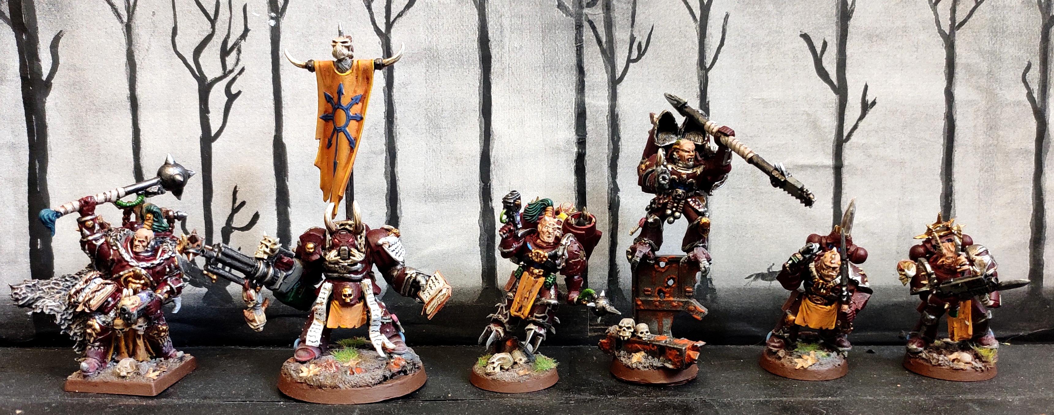 Assault Cannon, Avatars Of War, Banner, Book Of Lorgar, Chaos, Chaos Space Marines, Chaos Undivided, Conversion, Dark Apostle, Eavy Metal, Heresy, Heretic Astartes, Infantry, Mace, Mutant, Plasma, Raptors, Spear, Squad, Terminator Armor, Traitor Legions, Warhammer 40,000, Word Bearers