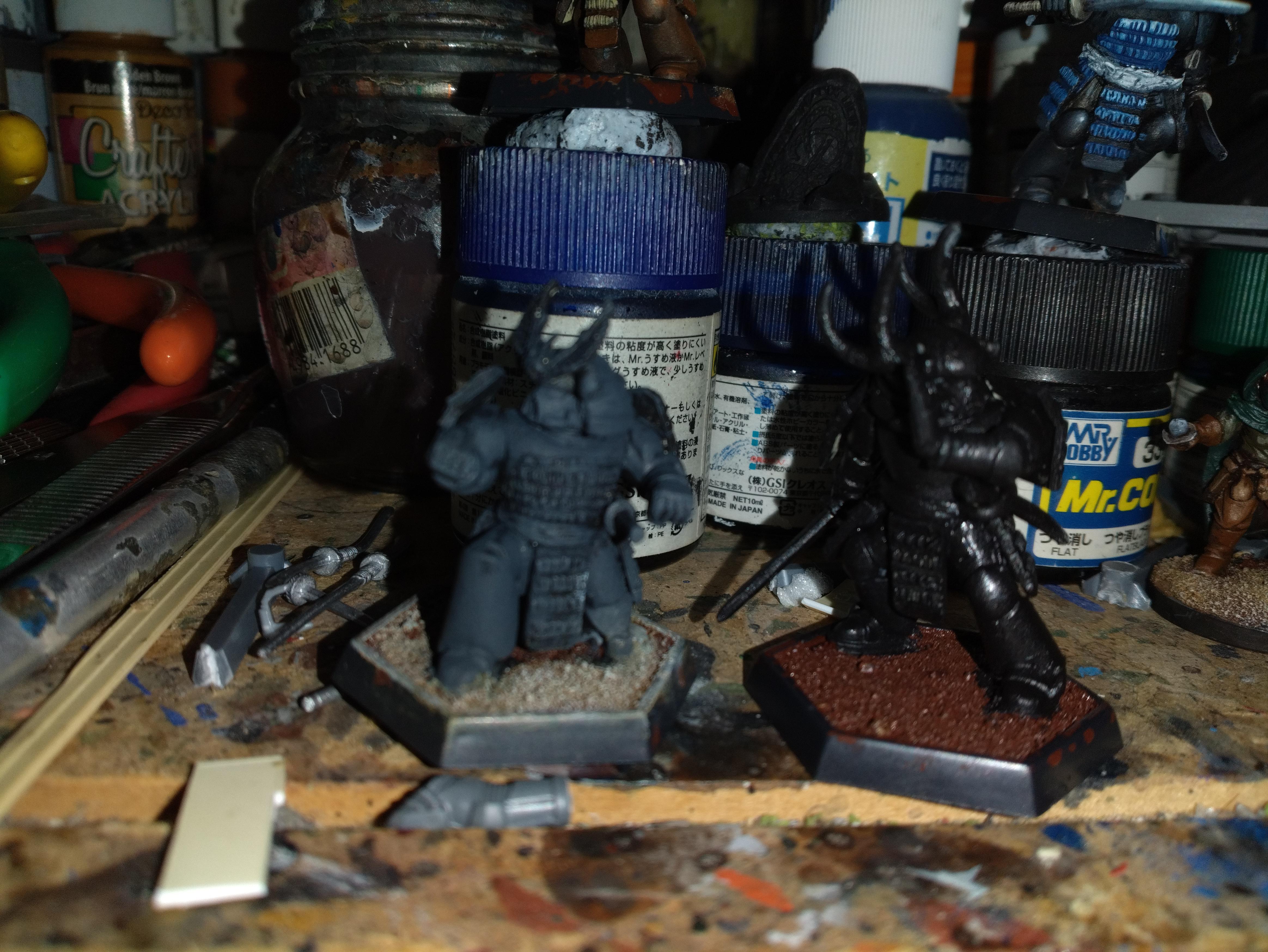 March 2024, Samurai, Space Marines, Work In Progress