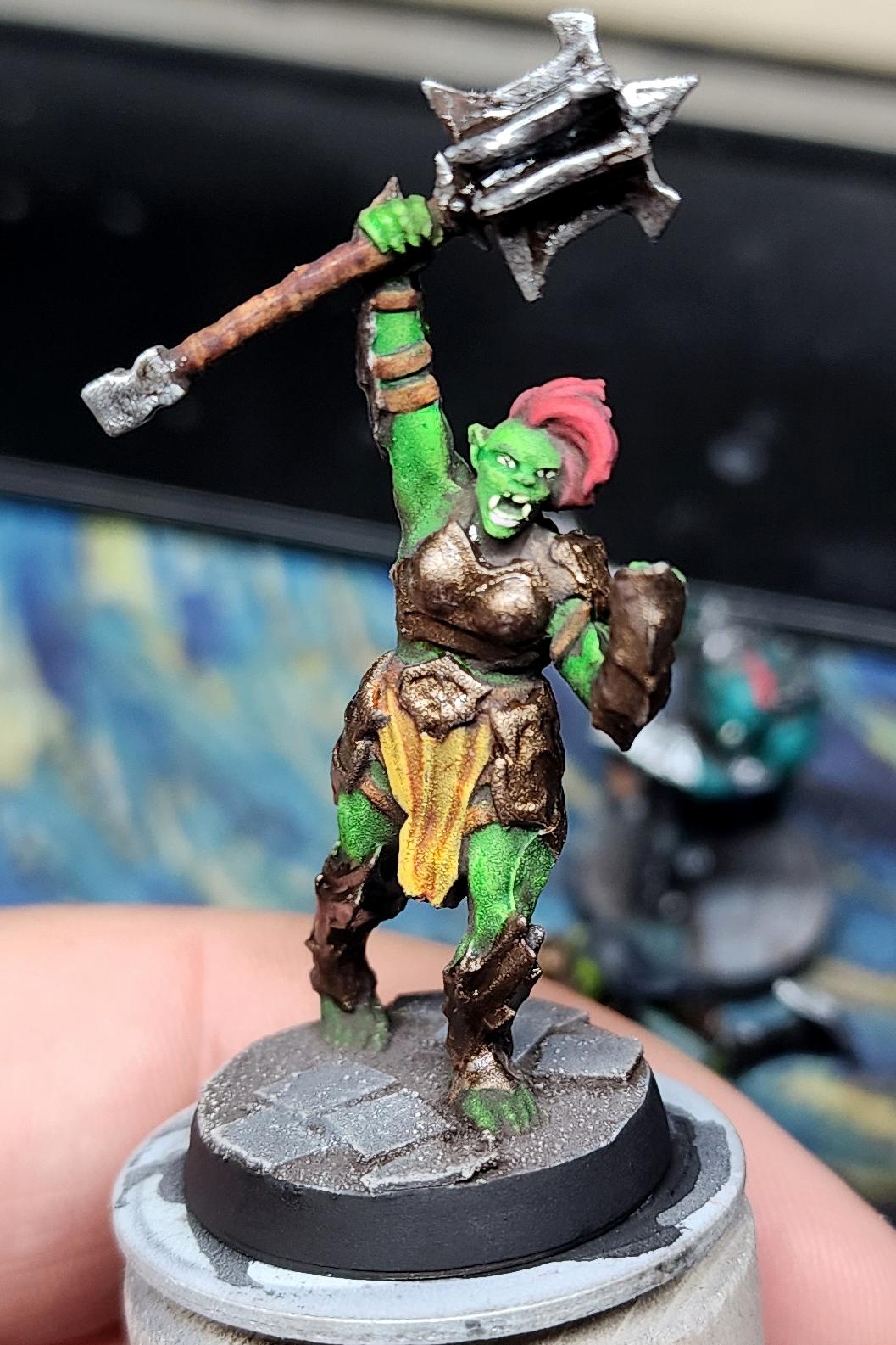 Female, Hero Quest, Orcs, Slapchop, Speedpaint