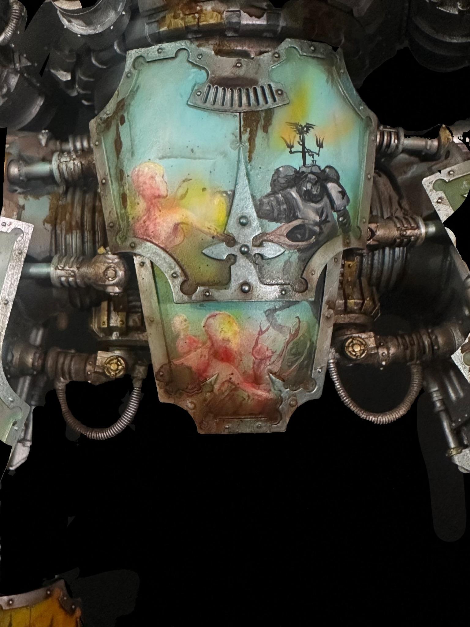 Airbrushed, Mural, Warhammer 40,000, Warlord