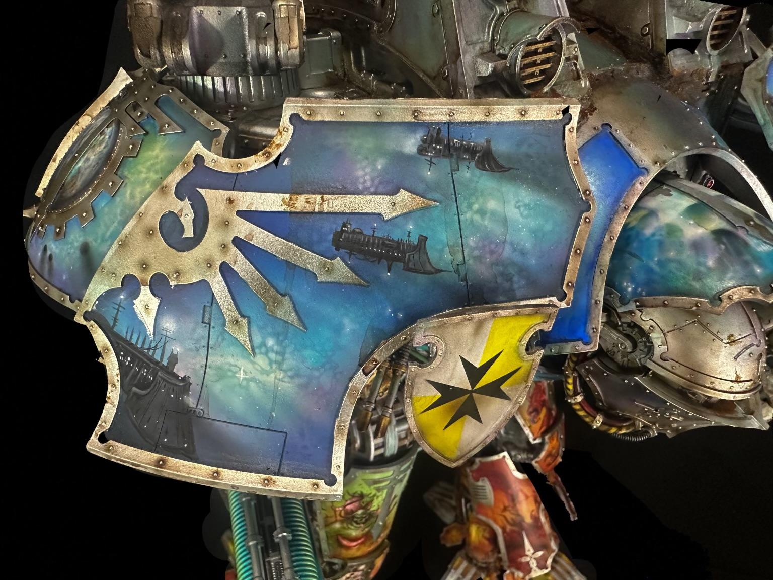 Airbrushed, Mural, Warhammer 40,000, Warlord
