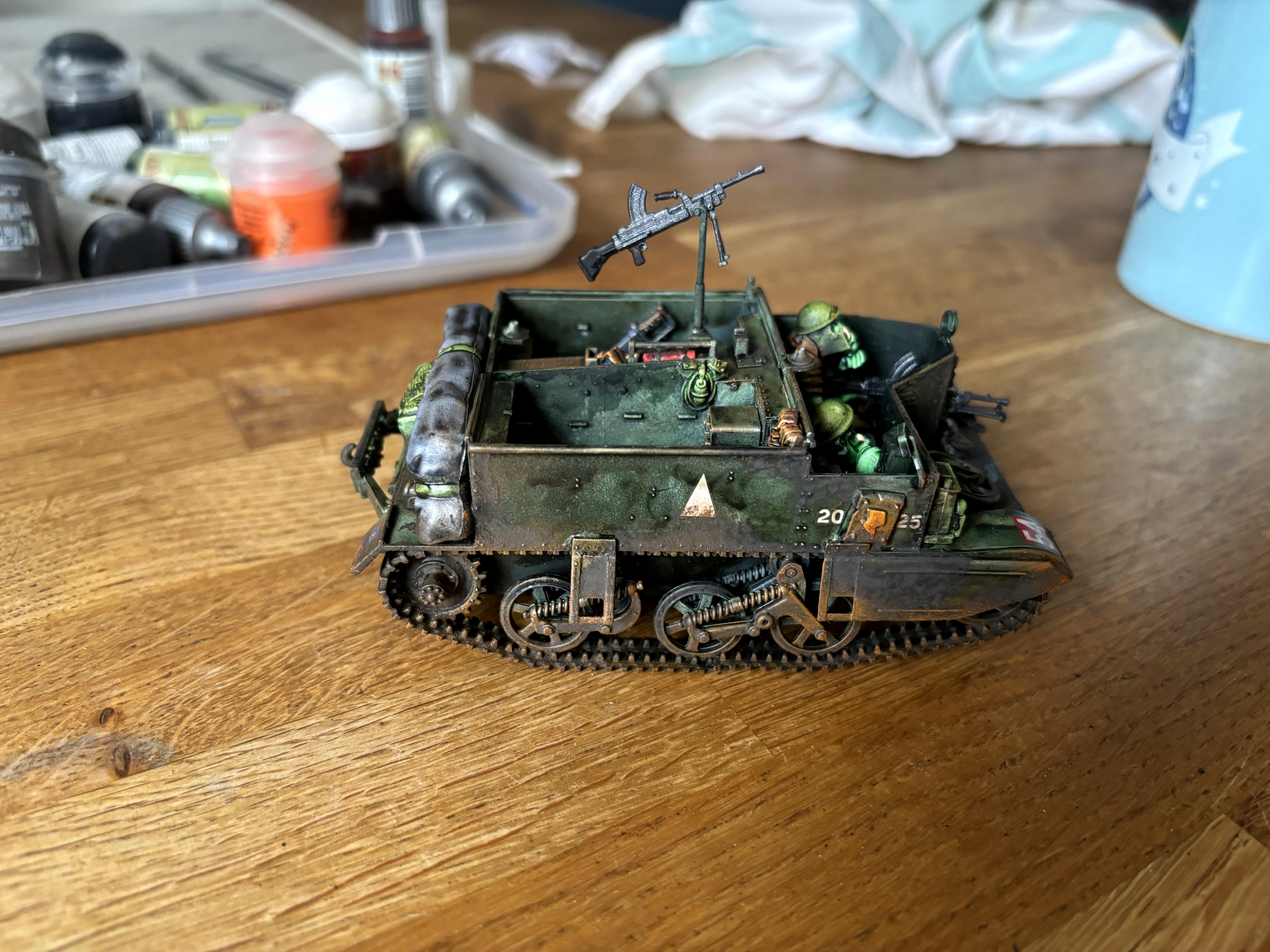 Bren Carrier, Kommando, Orks, Universal Carrier, Weathered, World War 2, World War Two