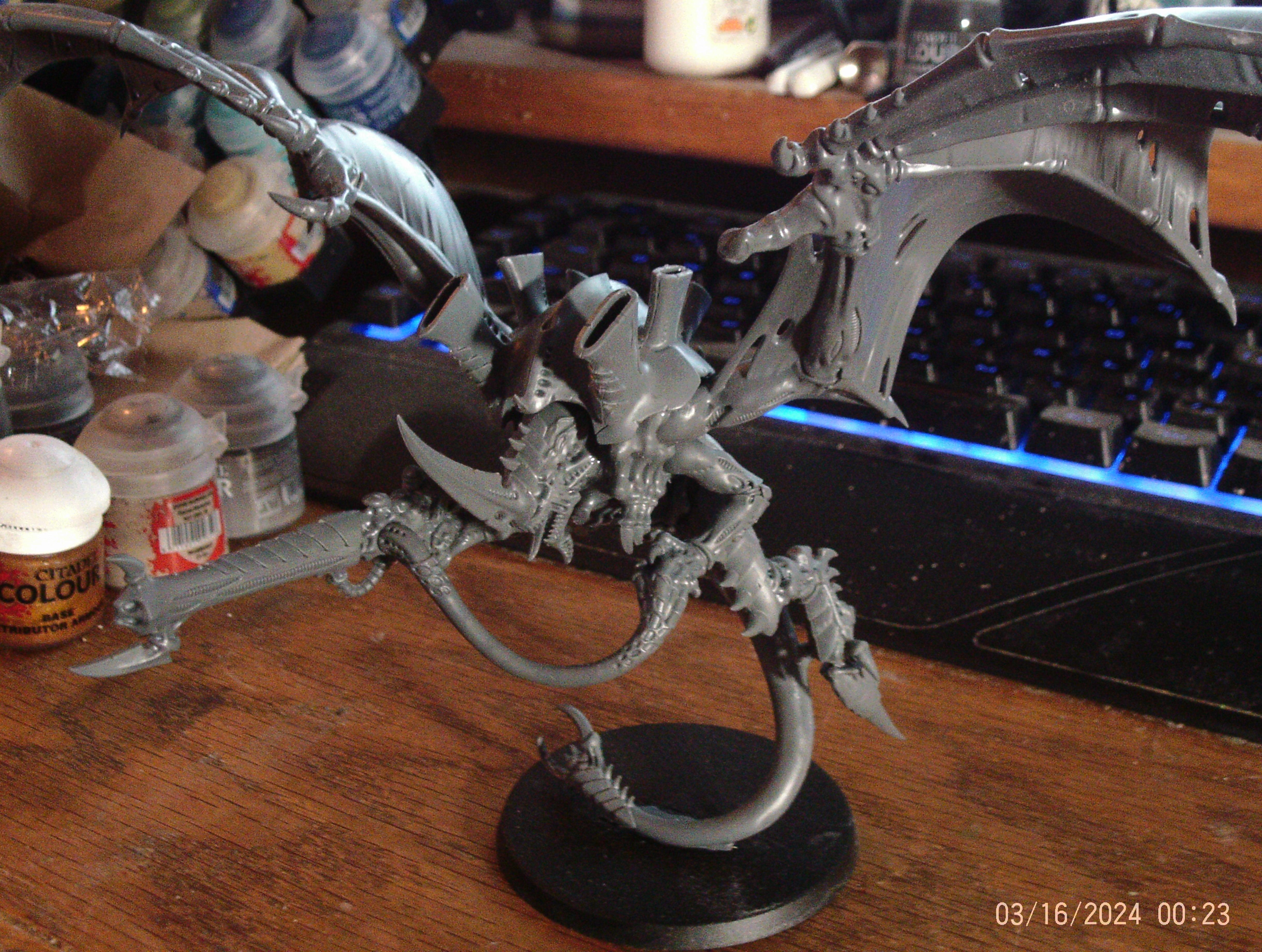 Winged Hive Tyrant assembled