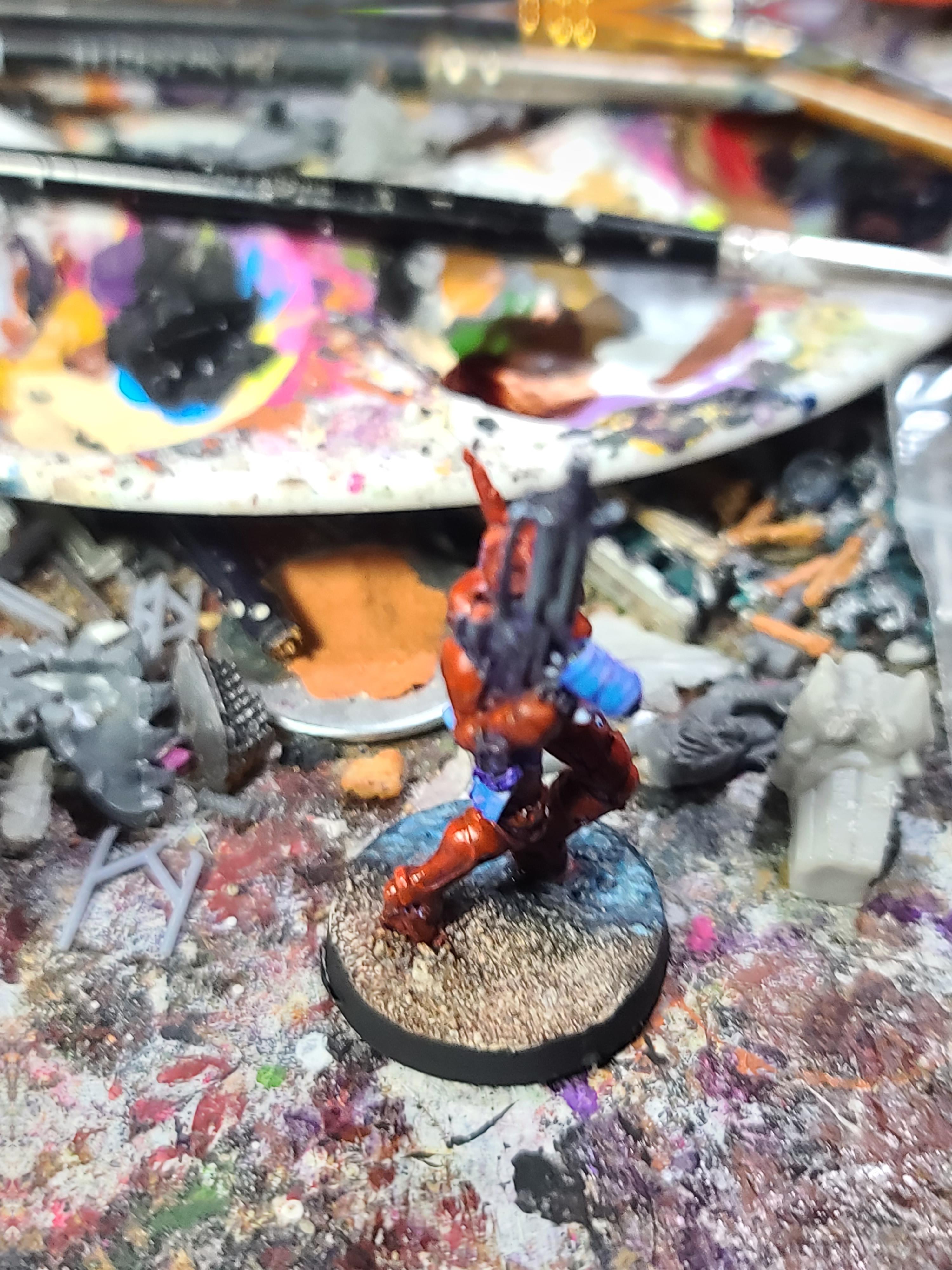 Beach Base, Corvus Belli, Heavy Infantry, Infinity, Orc Trooper, Pan-o, Power Armor, Varuna