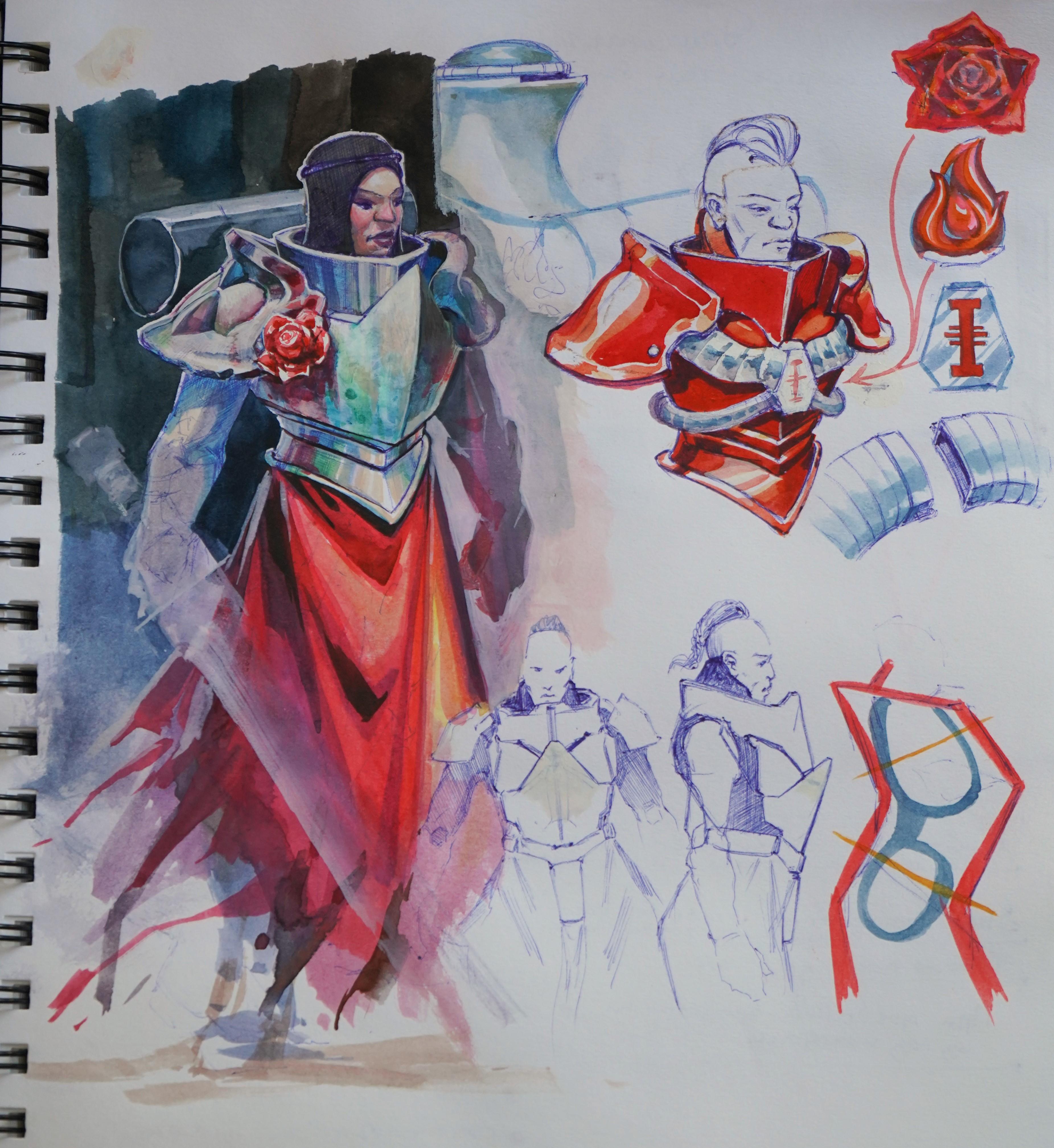 Artwork, Boob Armor, Drawing, Painting, Sisters Of Battle