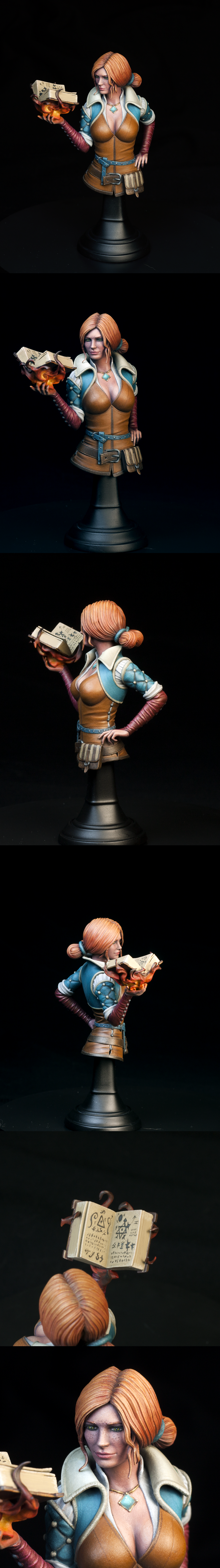 Bust, Display, Girl, Sorcerer, Triss, Video Game, Witcher, Woman