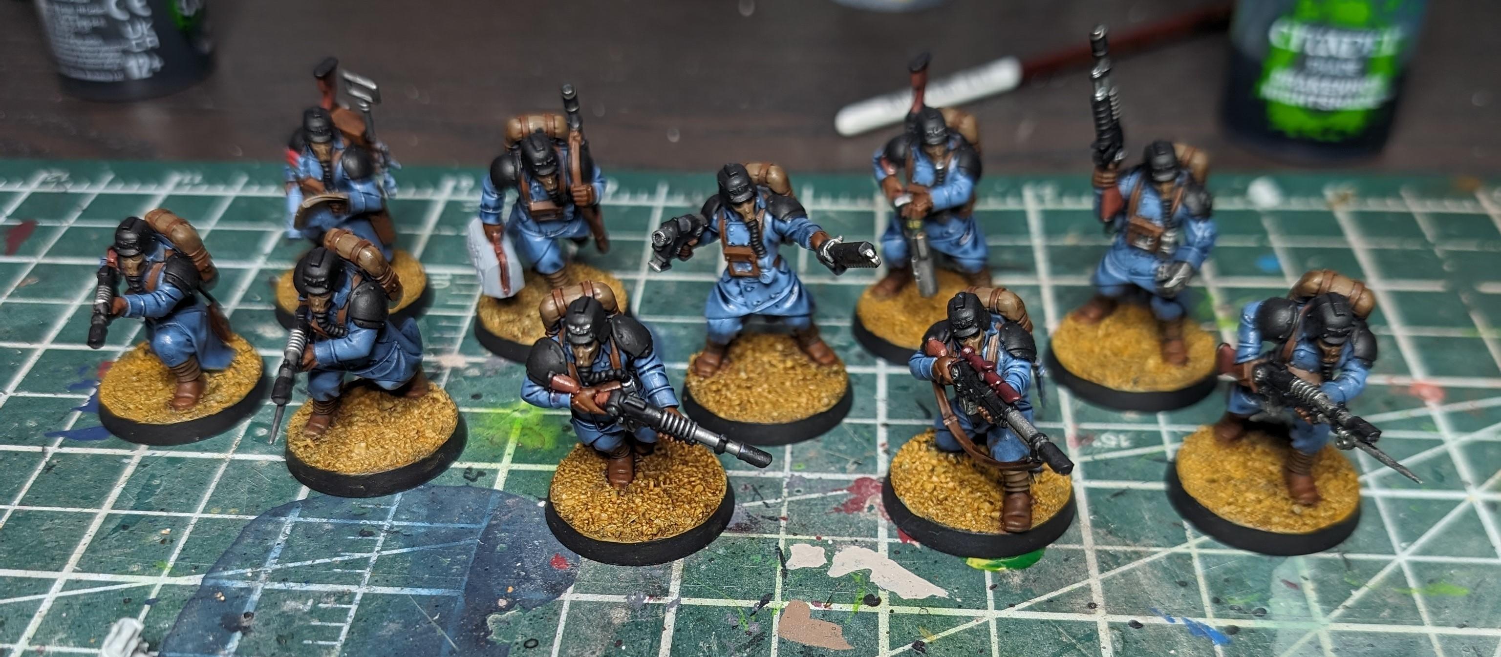 Astra Militarum, Blue, Death Korps of Krieg, Guard, Imperial