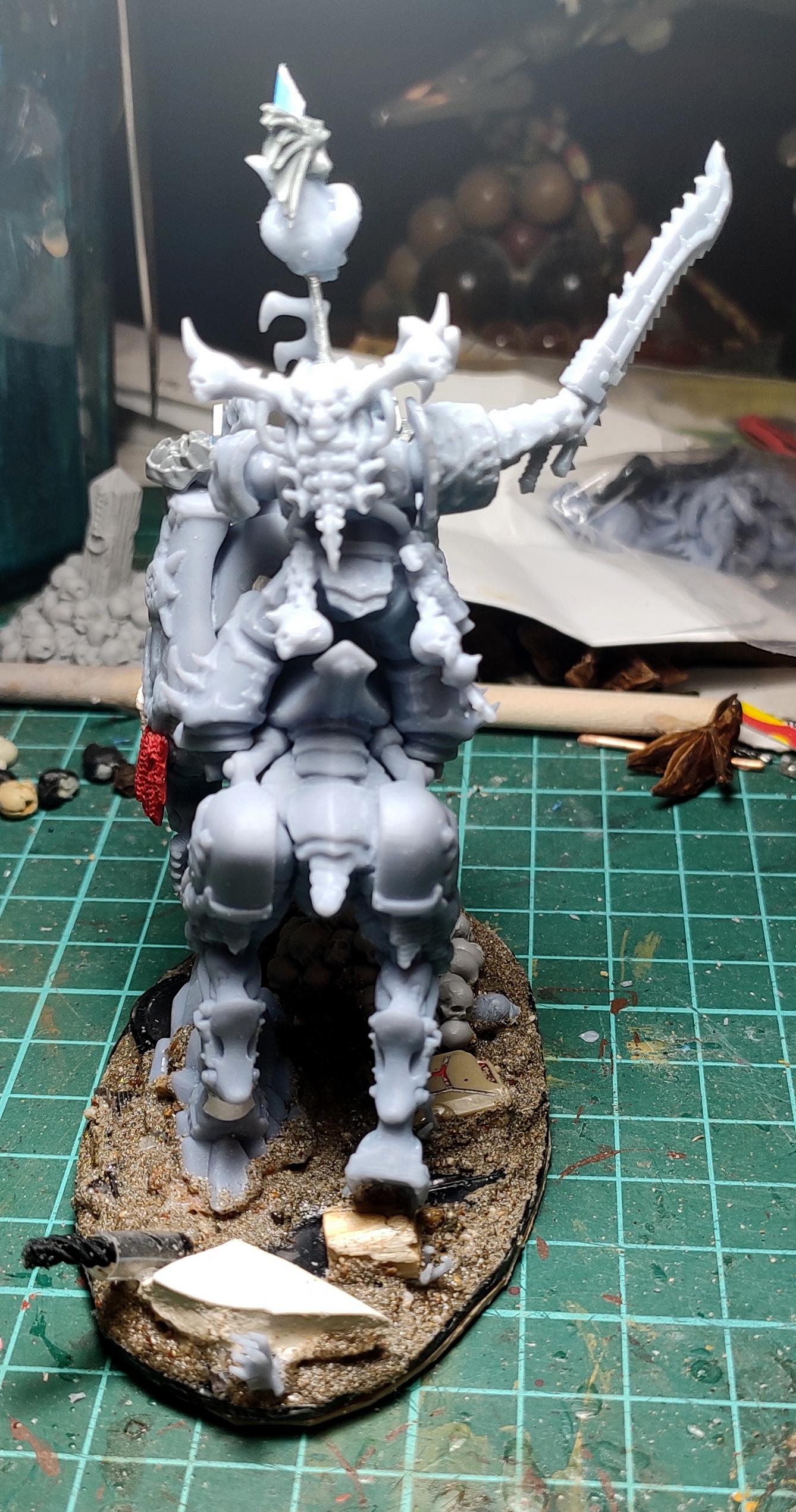 3d Print, Berserk, Berserkers, Berzerk, Berzerker, Blood For The Blood God, Cavalry, Chain Sword, Chaos, Chaos Space Marines, Conversion, Heresy, Heretic Astartes, Juggernaut, Khorne, Lord Invocatus, Putty, Skulls For Skull Throne, Traitor Legions, Trophy, Warhammer 40,000, Work In Progress, World Eaters