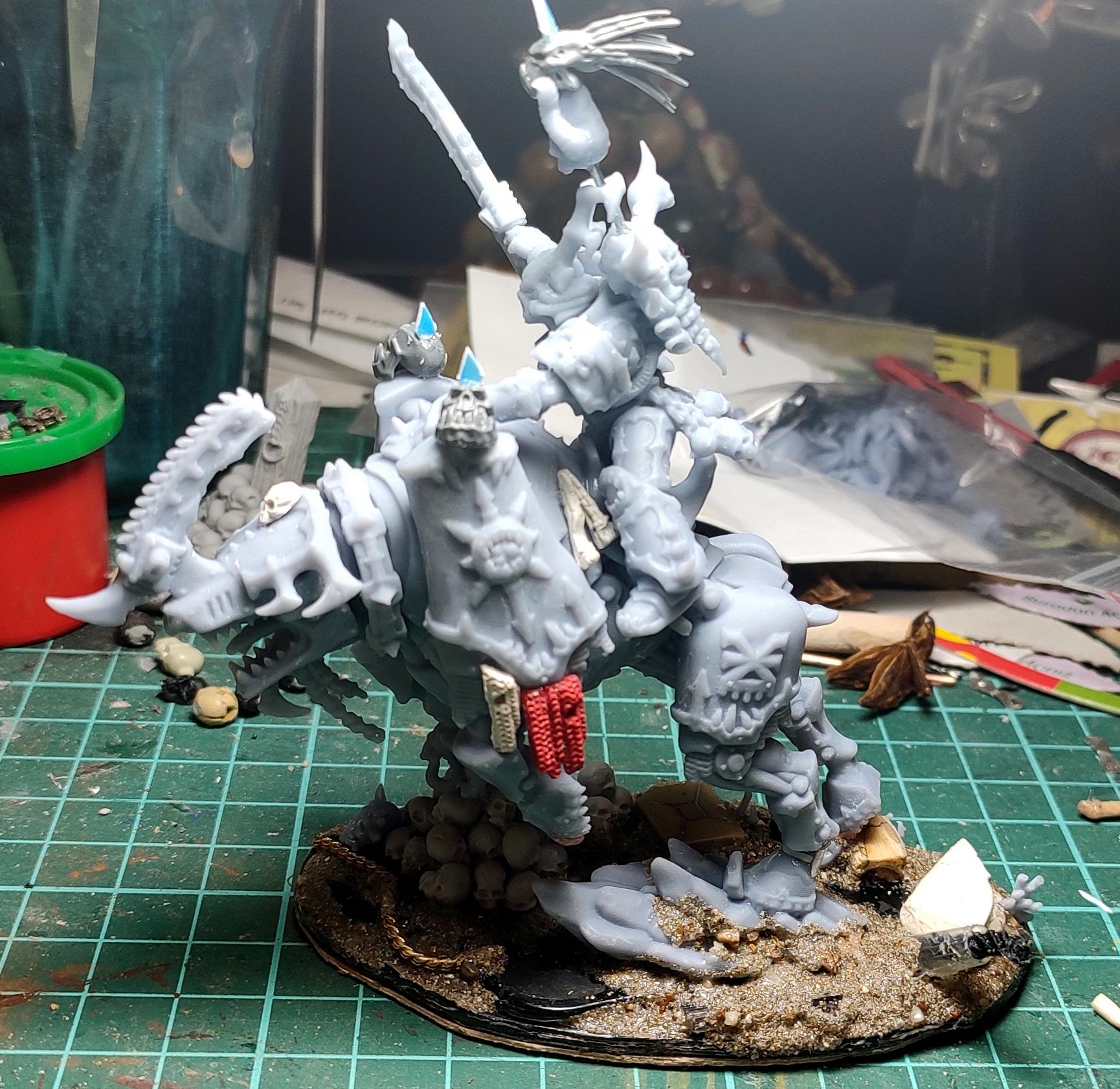 3d Print, Berserk, Berserkers, Berzerk, Berzerker, Blood For The Blood God, Cavalry, Chain Sword, Chaos, Chaos Space Marines, Conversion, Heresy, Heretic Astartes, Juggernaut, Khorne, Lord Invocatus, Putty, Skulls For Skull Throne, Traitor Legions, Trophy, Warhammer 40,000, Work In Progress, World Eaters