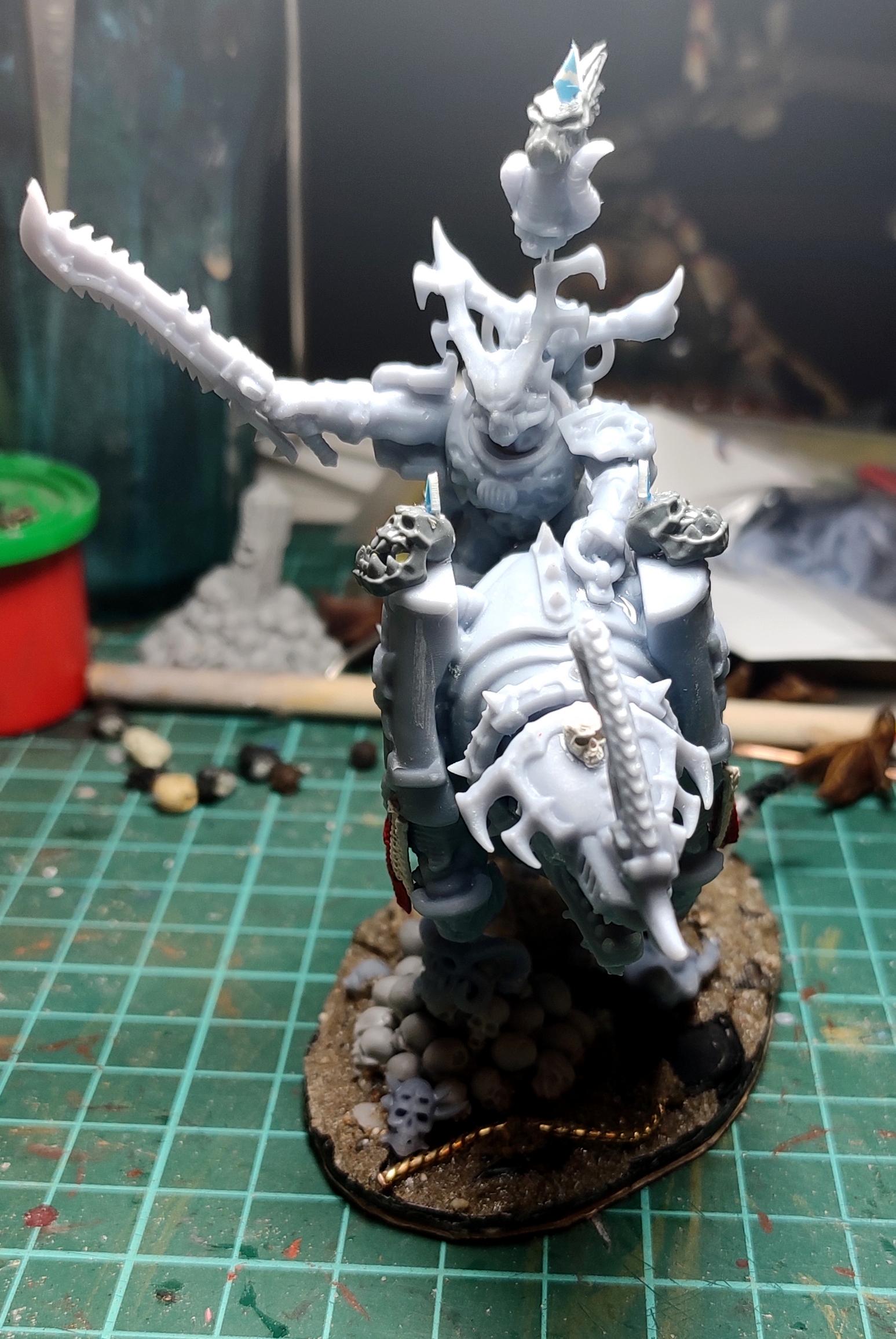 3d Print, Berserk, Berserkers, Berzerk, Berzerker, Blood For The Blood God, Cavalry, Chain Sword, Chaos, Chaos Space Marines, Conversion, Heresy, Heretic Astartes, Juggernaut, Khorne, Lord Invocatus, Putty, Skulls For Skull Throne, Traitor Legions, Trophy, Warhammer 40,000, Work In Progress, World Eaters