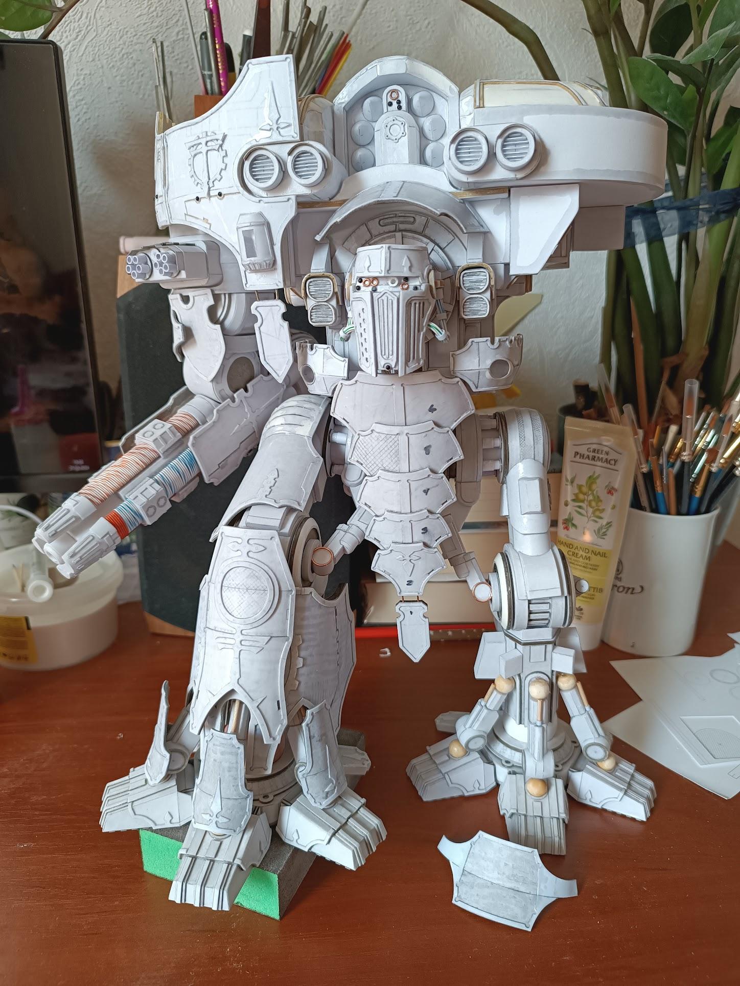 Imperial, Papercraft, Scratch Build, Titan, Warhammer 40,000, Warmaster