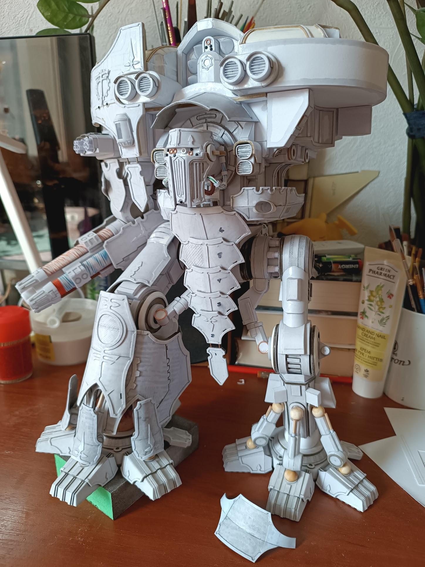 papercraft Warmaster WIP 2