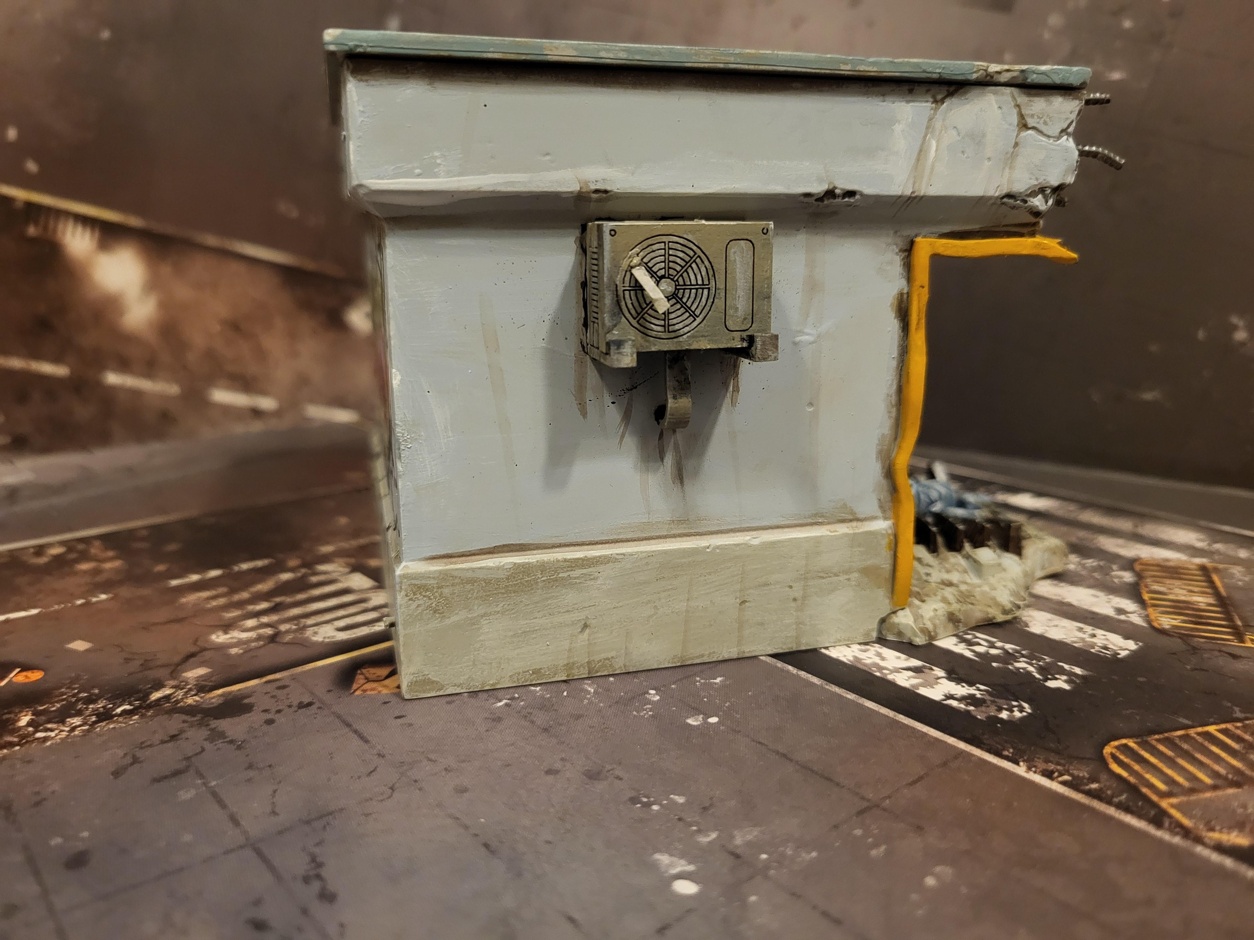 Marvel, Terrain, Smashed Gas Station AC unit